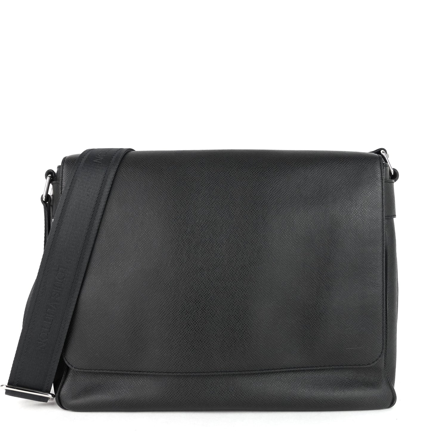 Louis Vuitto Roman MM Taiga Leather Messenger Bag
