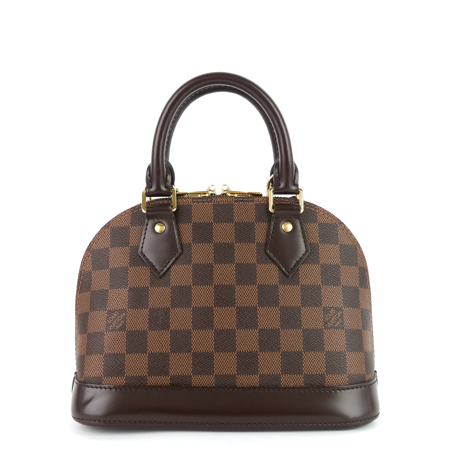Louis Vuitto Alma BB Damier Ebene Canvas Handbag