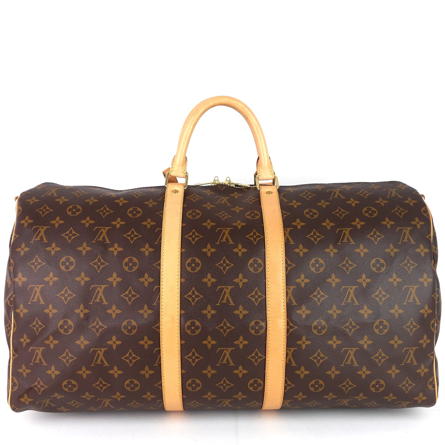 Louis Vuitto Keepall Bandouliere 55 Monogram Canvas Bag