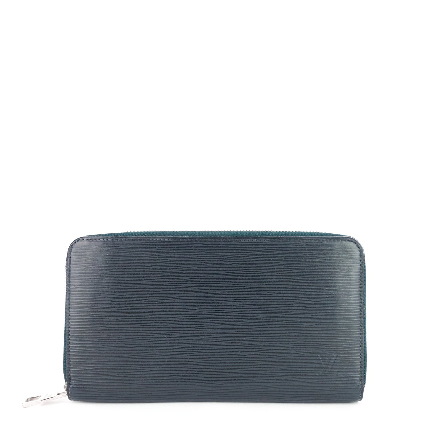 Louis Vuitto Zippy Navy Blue Epi Leather Organizer Wallet