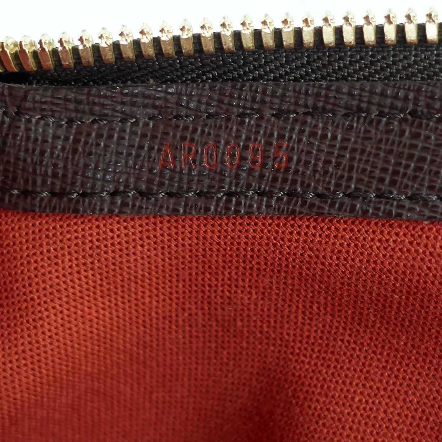 Louis Vuitto Belem MM Damier Ebene Canvas Bag