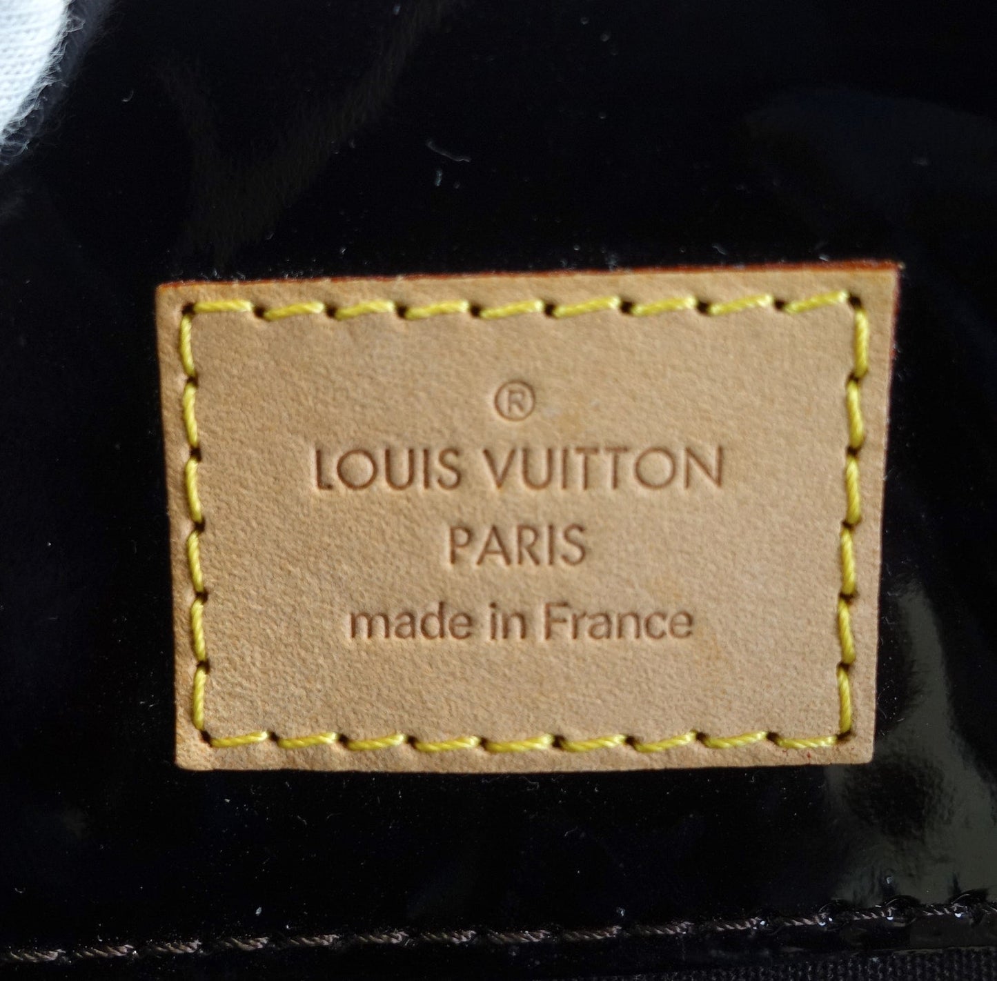 Louis Vuitto Reade PM Monogram Vernis Leather Handbag