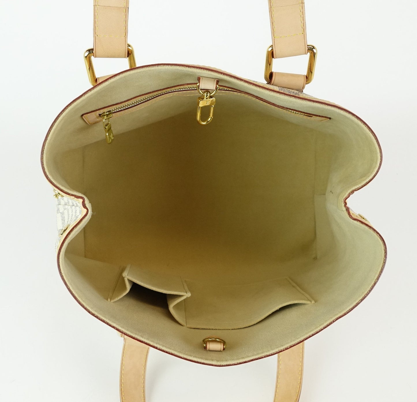 Louis Vuitto Hampstead PM Damier Azur Canvas Tote Bag
