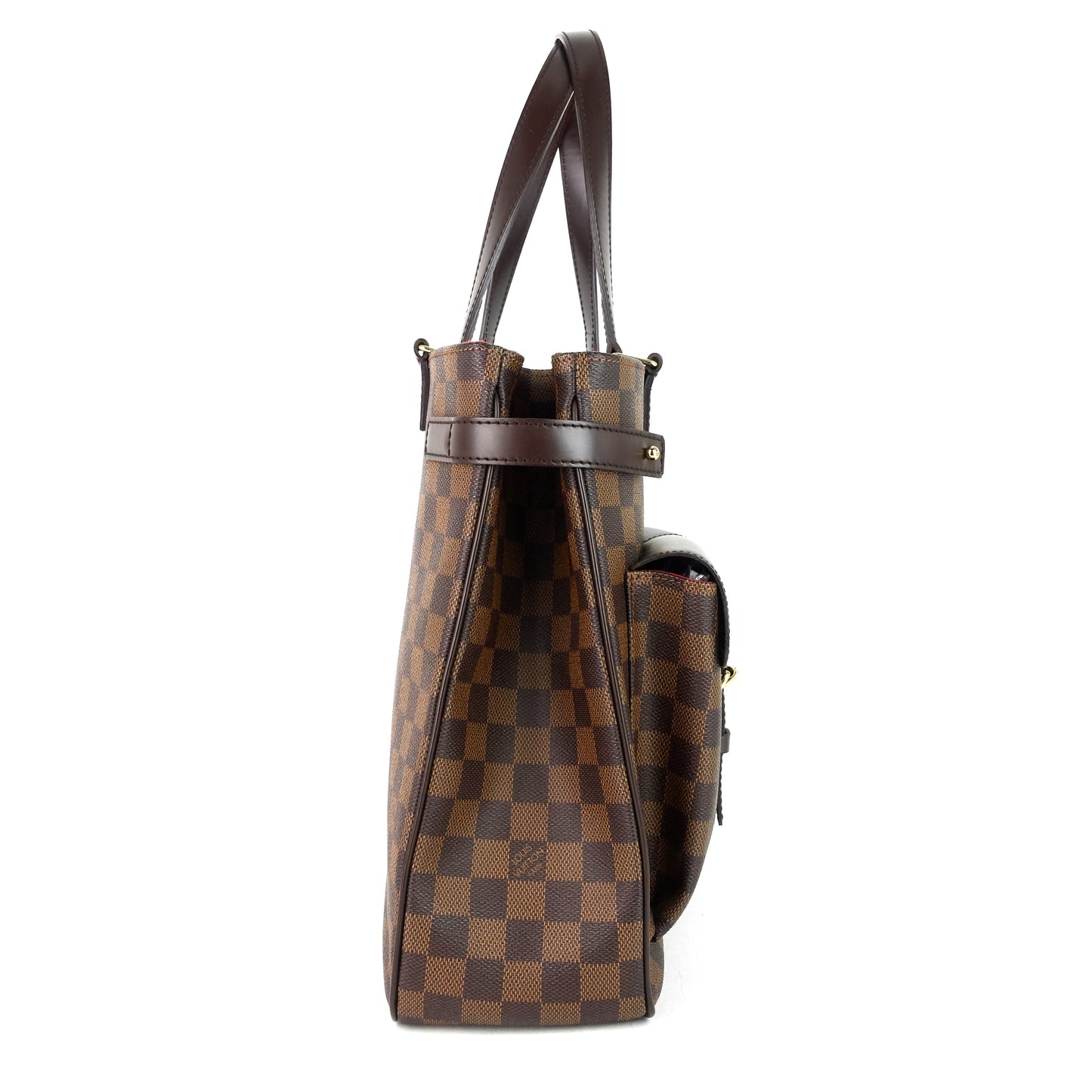 Louis Vuitto Uzes Damier Ebene Canvas Bag
