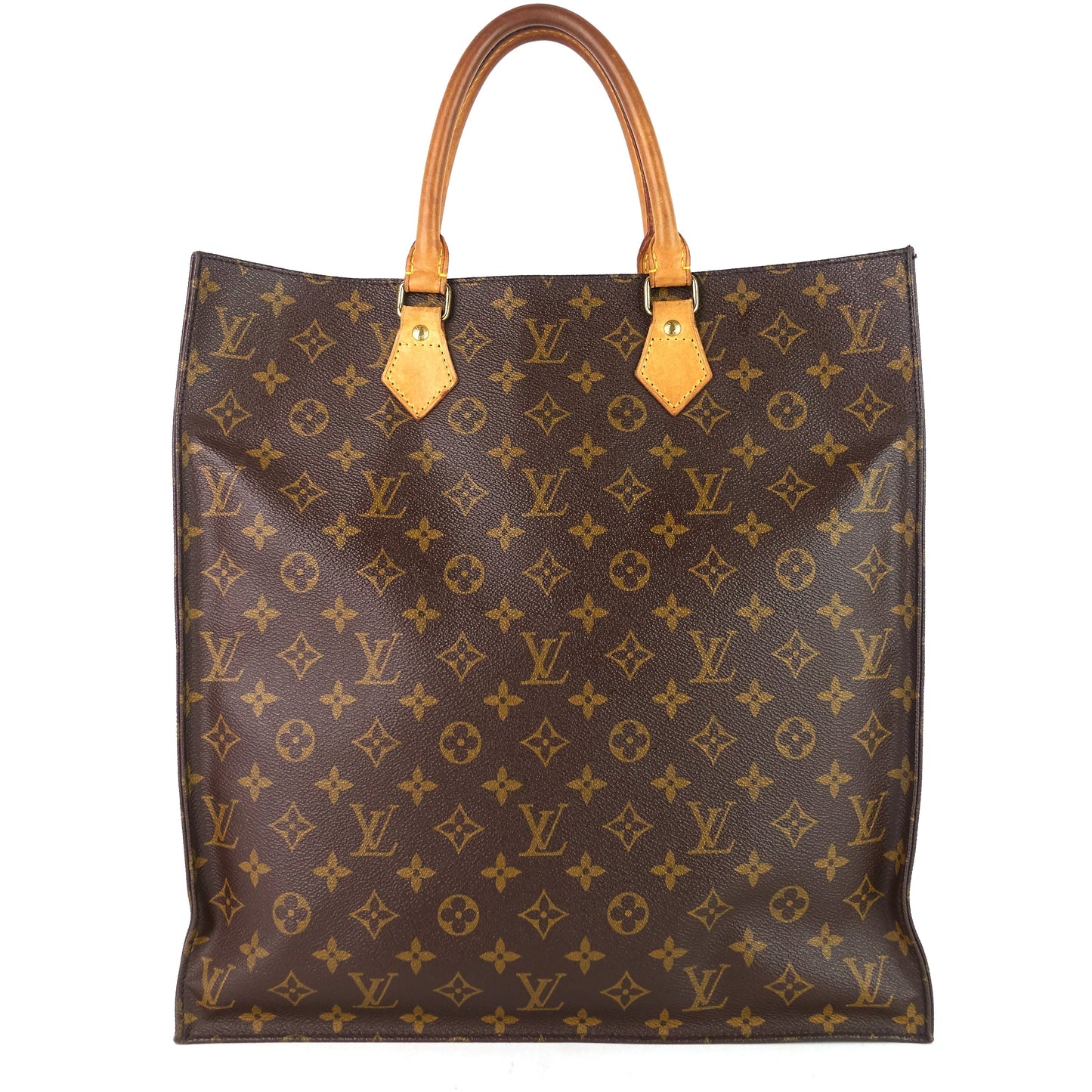 Louis Vuitto Sac Plat GM Monogram Canvas Handbag