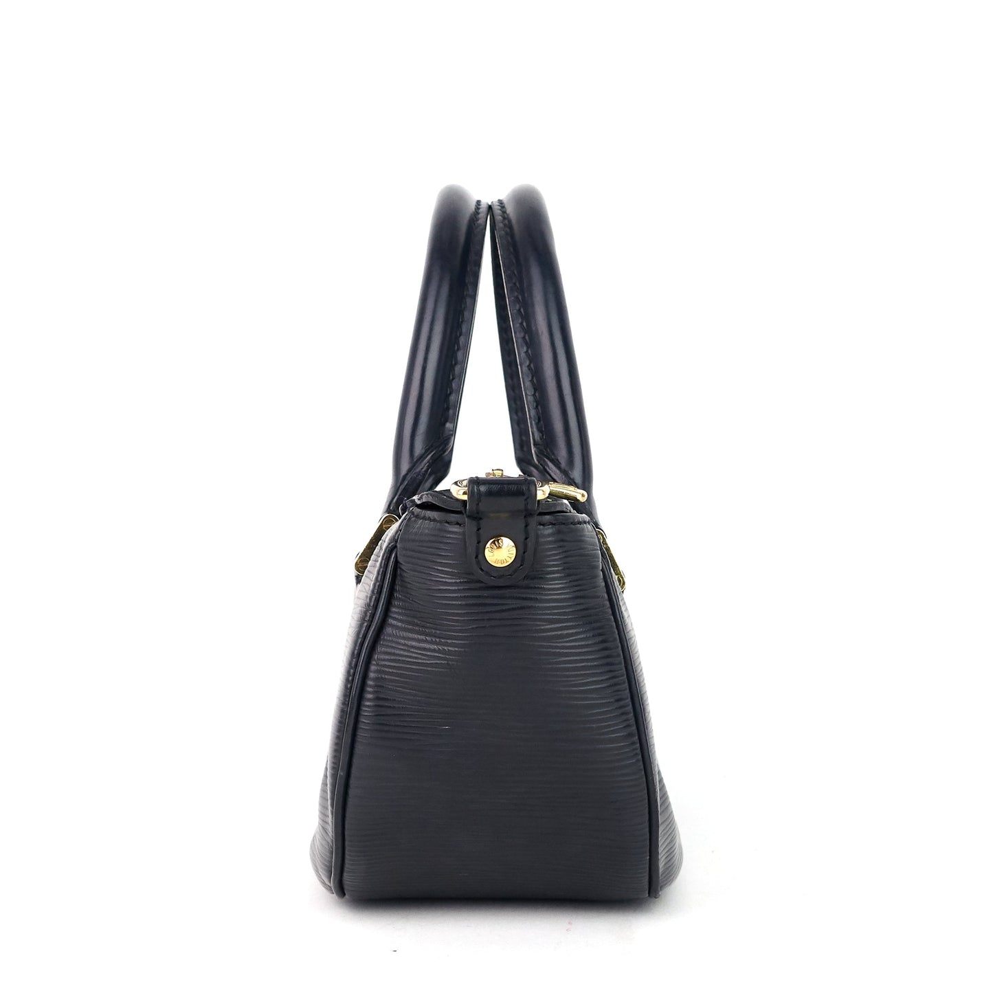 Louis Vuitto Dhanura Black Epi Leather Handbag