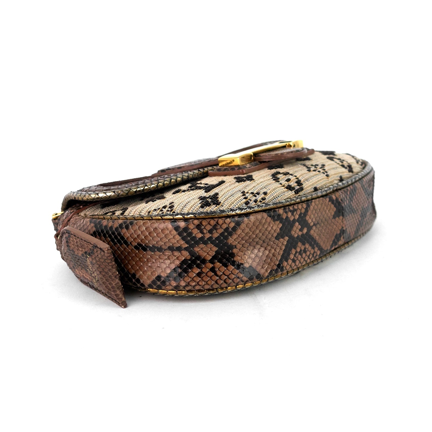 Louis Vuitto Empire Levant Suede and Python Bag