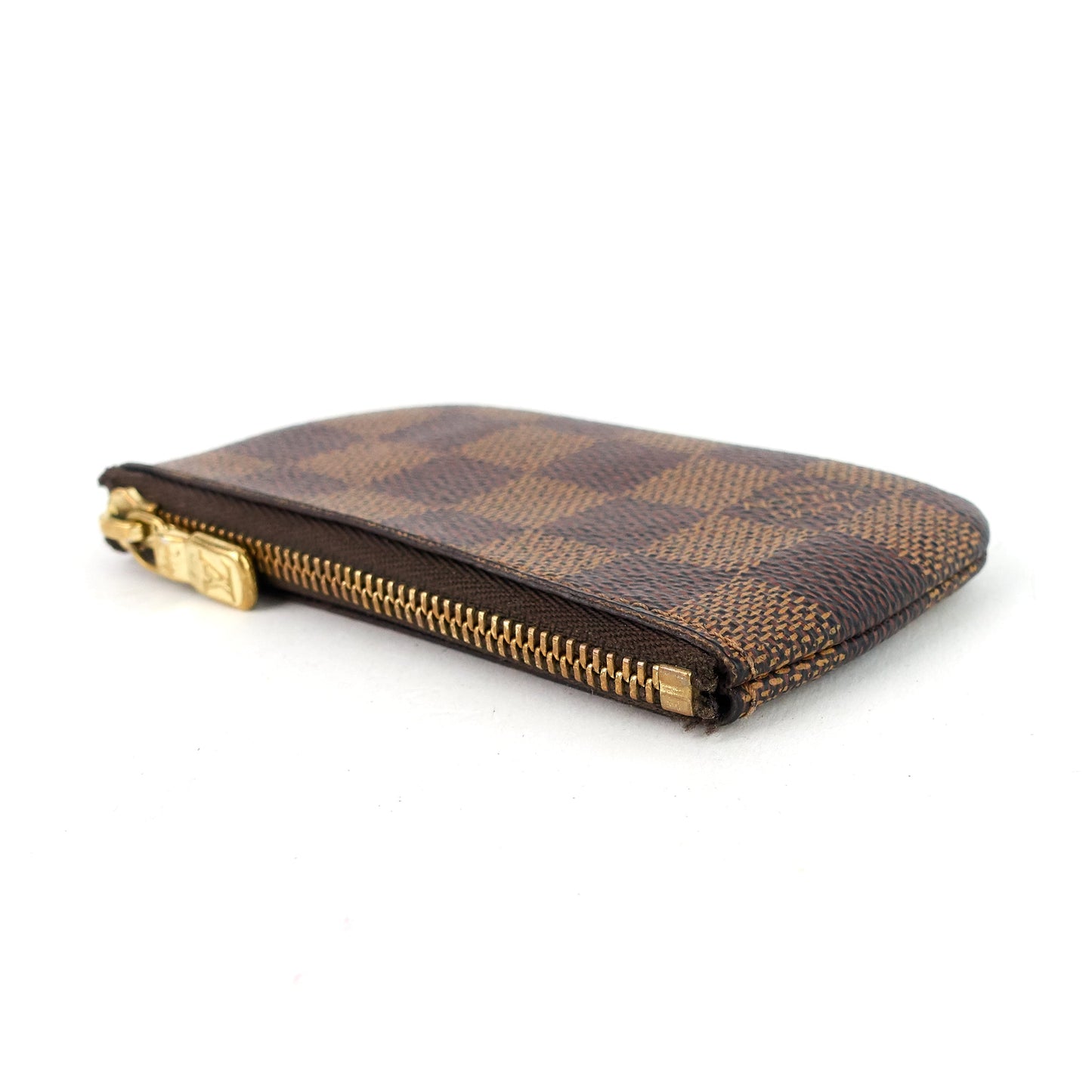 Louis Vuitto Pochette Cles Damier Ebene Key Pouch