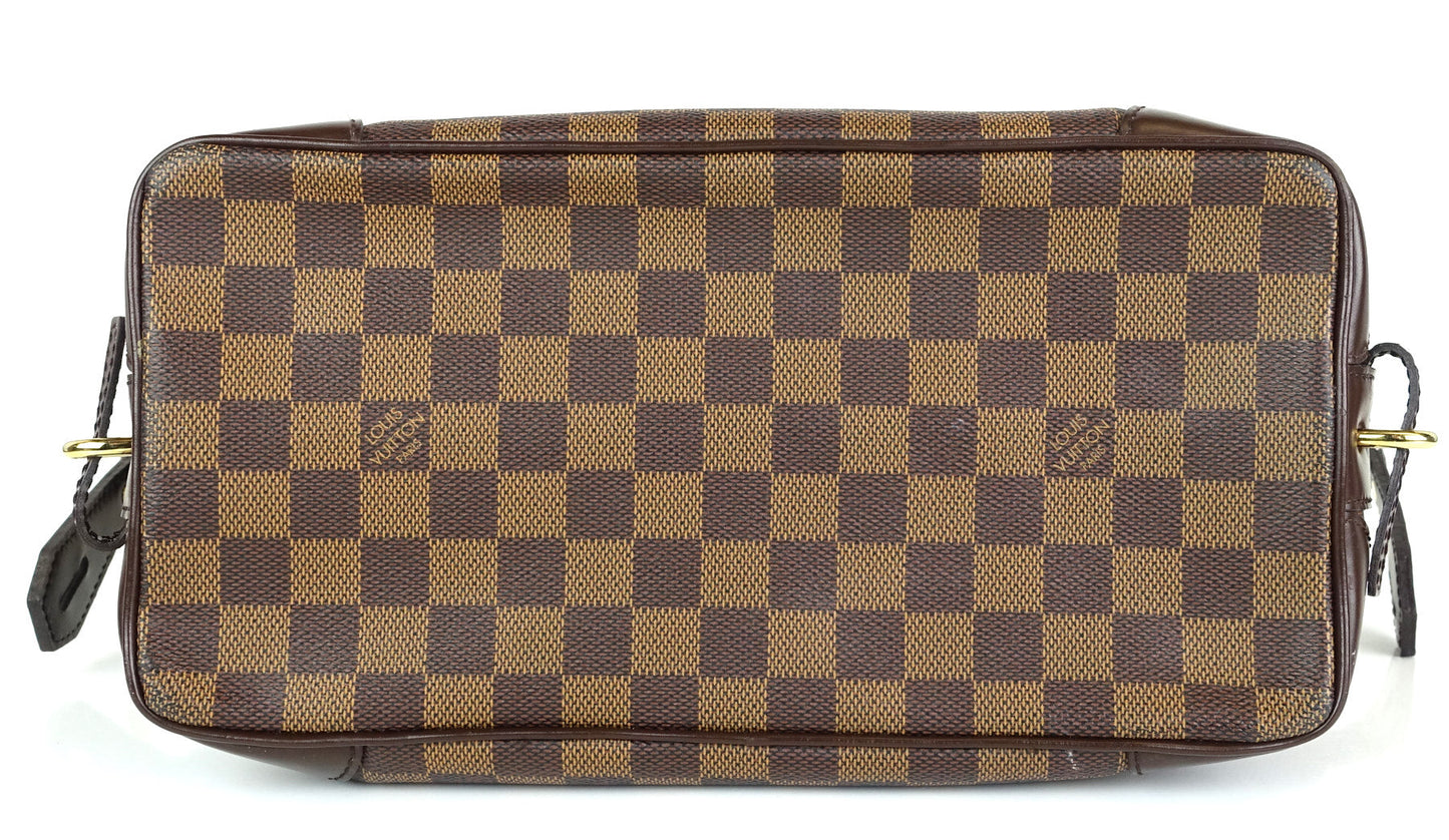Louis Vuitto Trousse Vaslav Damier Ebene Canvas Clutch Bag