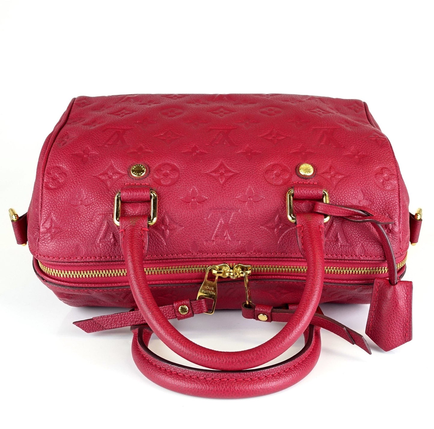 Louis Vuitto Speedy 25 Bandouliere Empreinte Leather Handbag