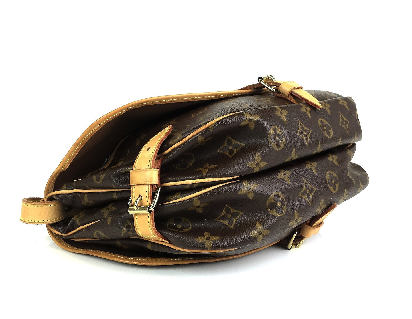 Louis Vuitto Saumur 25 Monogram Canvas Shoulder Bag