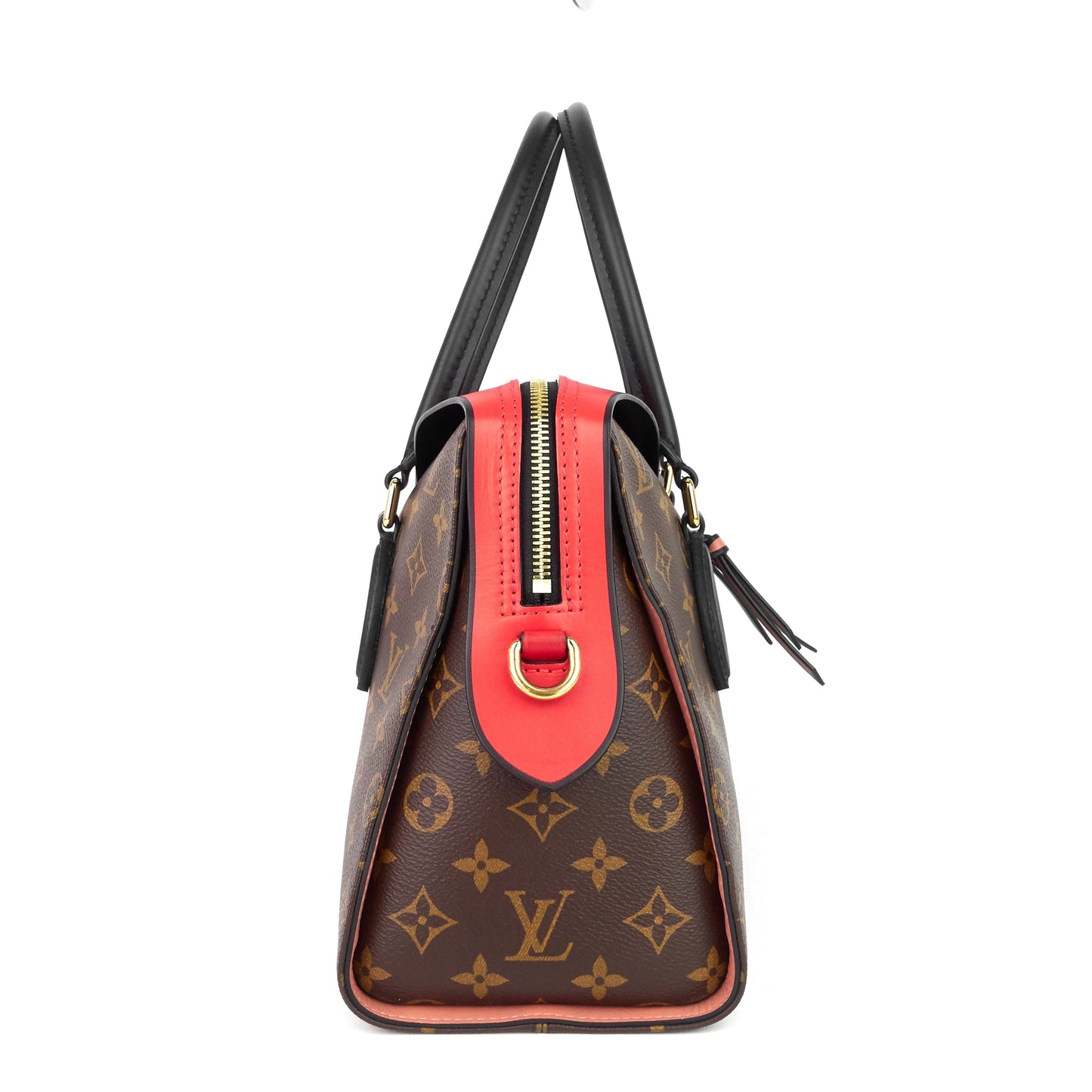 Louis Vuitto Tuileries Monogram Canvas and Tricolour Leather Handbag