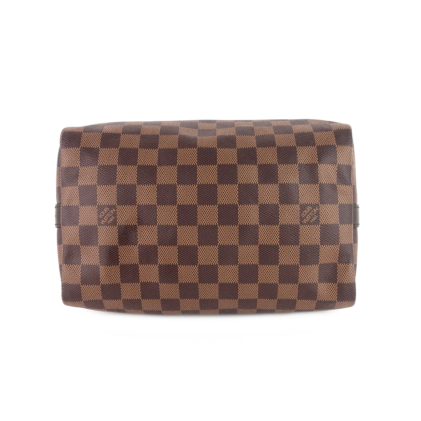 Louis Vuitto Speedy 25 BandouliÃ¨re Damier Ebene Canvas Bag