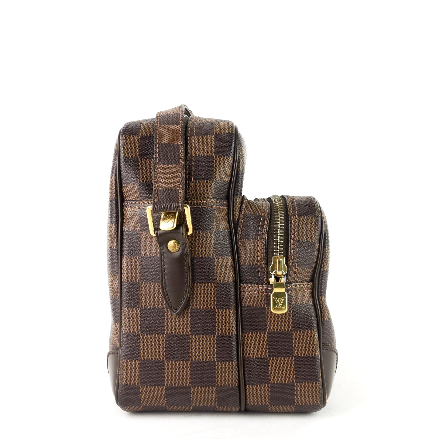 Louis Vuitto Nil 28 Damier Ebene Canvas Messenger Bag