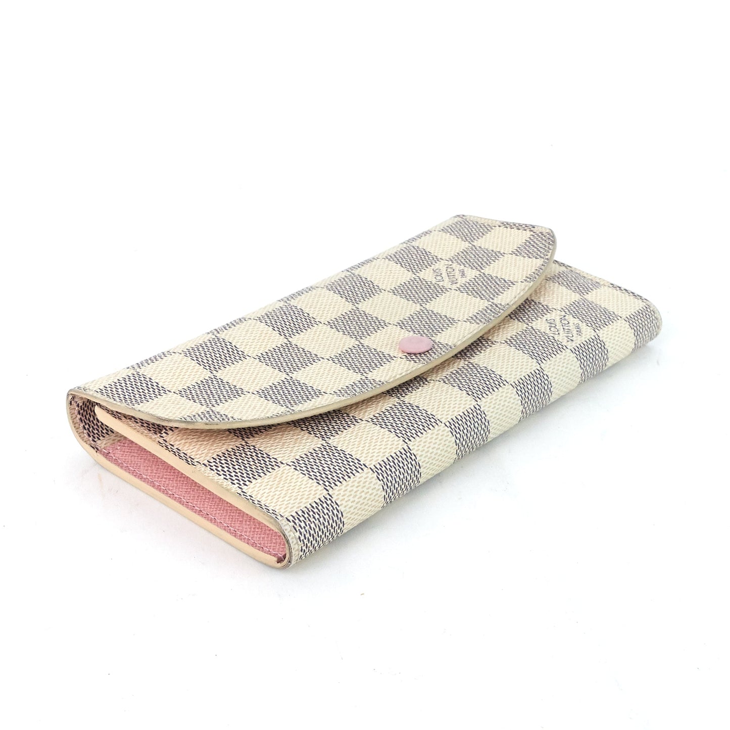 Louis Vuitto Emilie Damier Azur Canvas Wallet