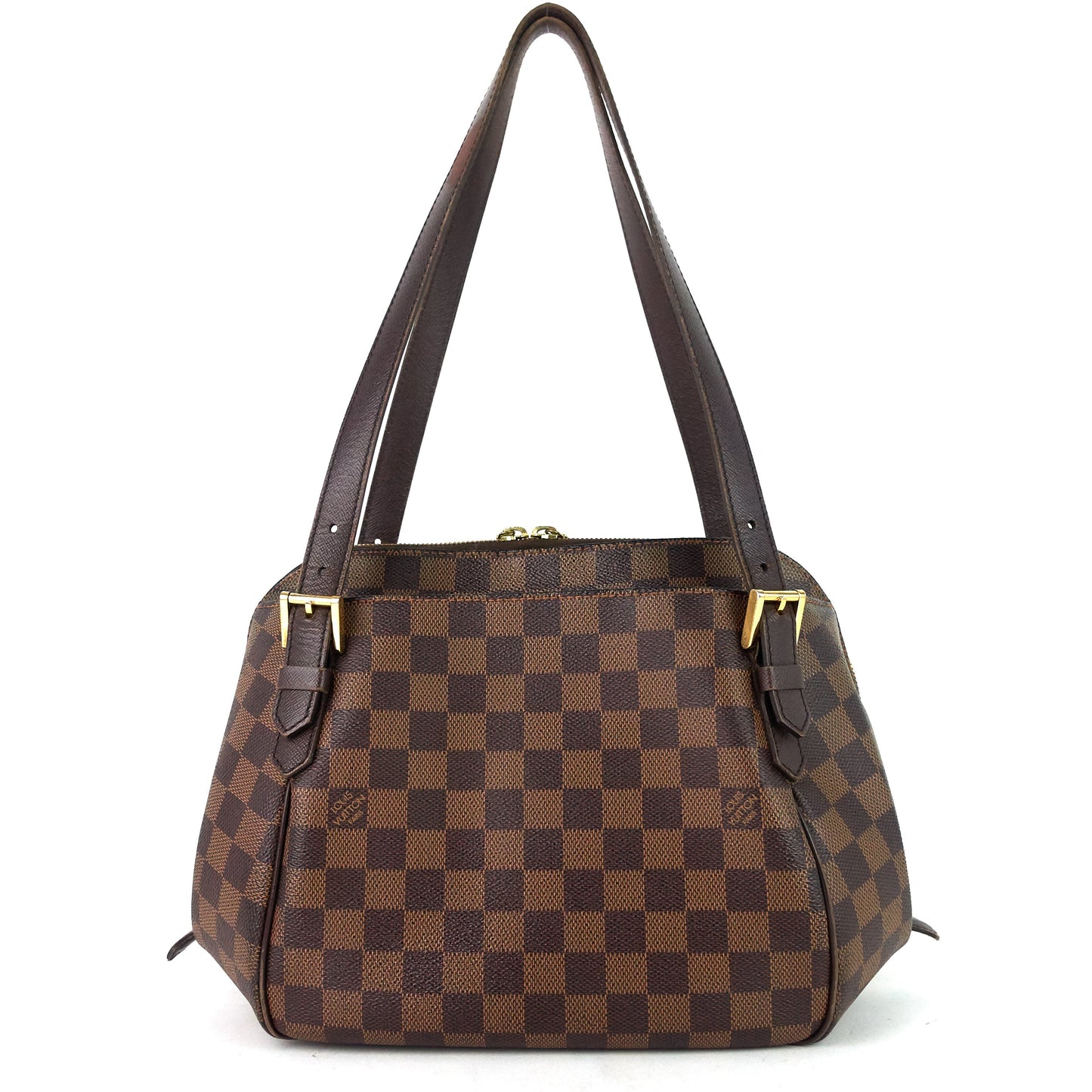 Louis Vuitto Belem MM Damier Ebene Canvas Bag