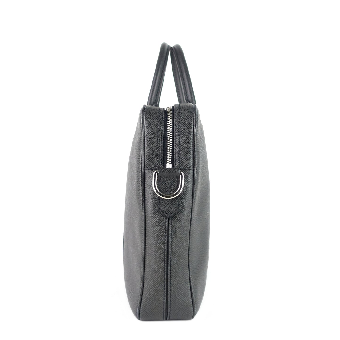 Louis Vuitto Porte-Document Voyage Ardoise Leather Briefcase Bag