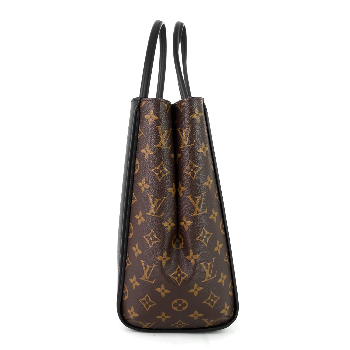 Louis Vuitto Kimono Monogram Canvas and Black Leather Bag