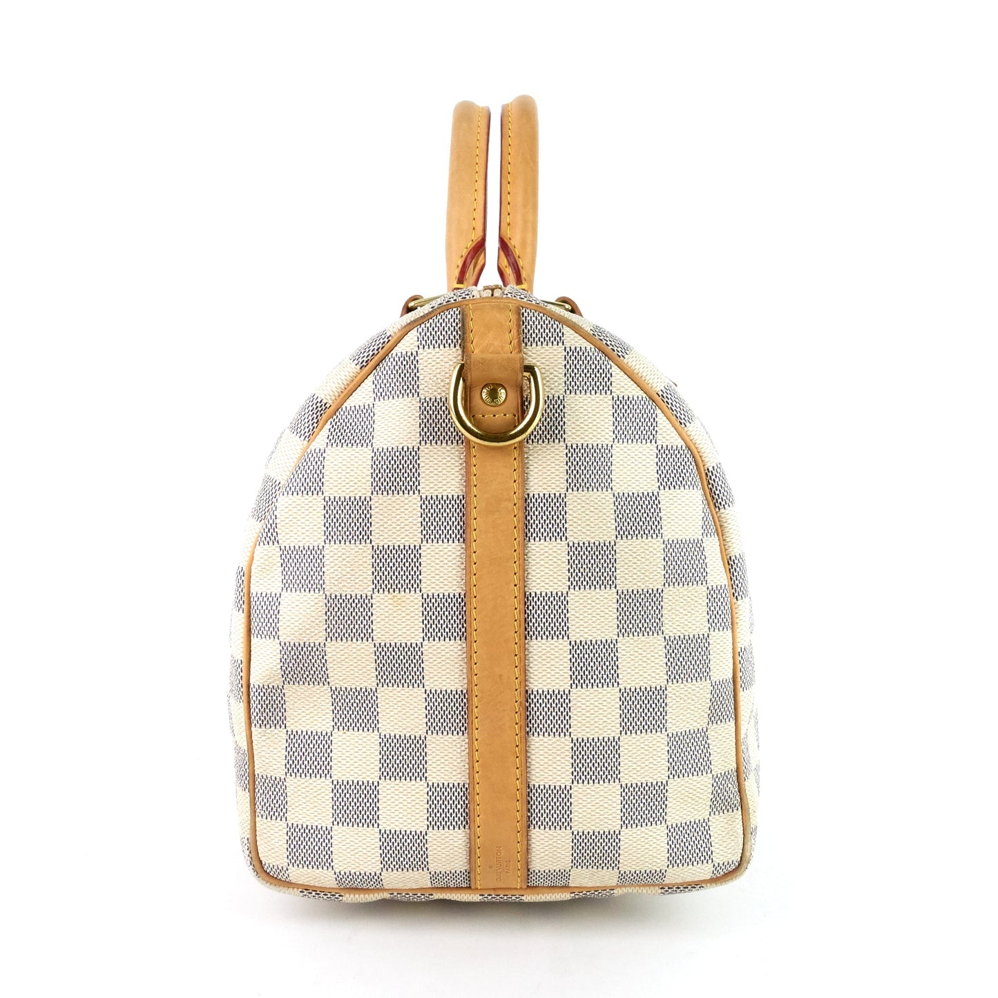 Louis Vuitto Speedy 30 Bandouliere Damier Azur Canvas Bag