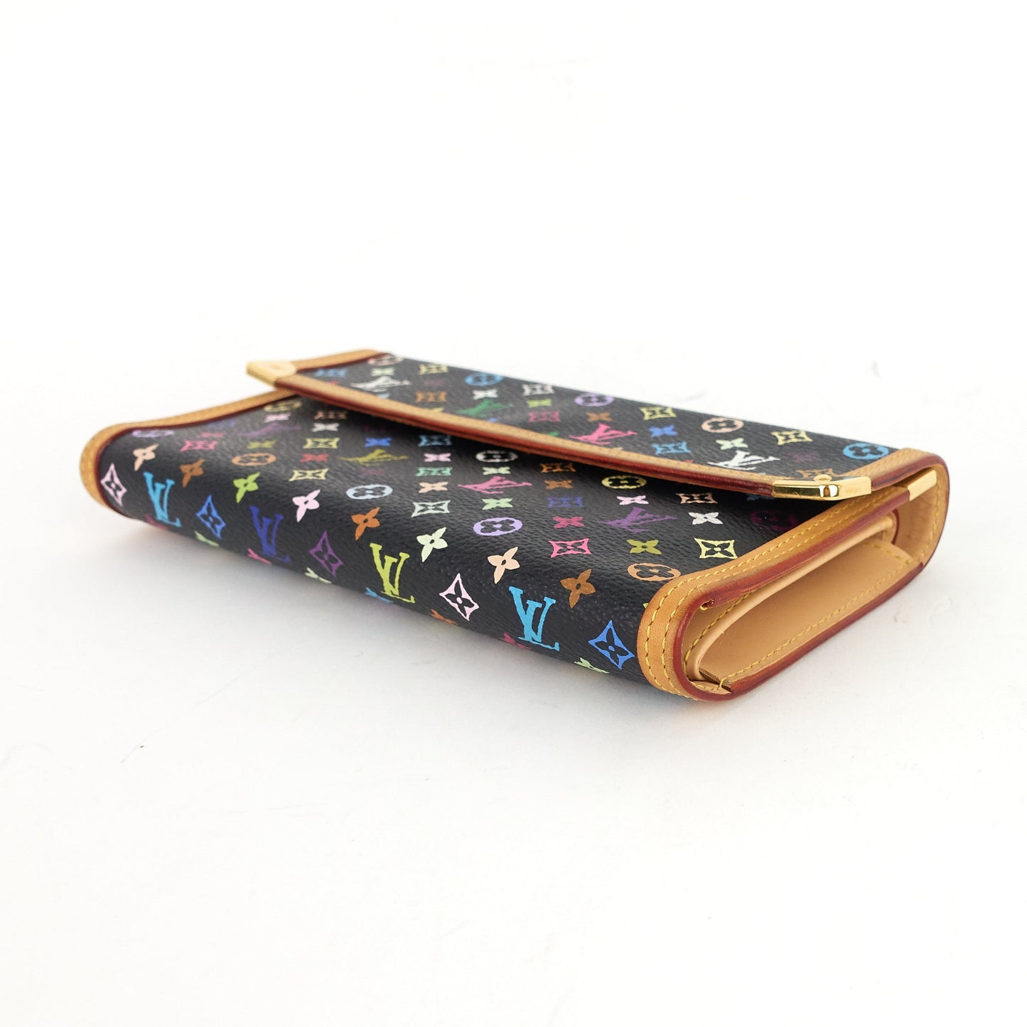 Louis Vuitto Porte Tresor Monogram Multicolore Canvas Wallet