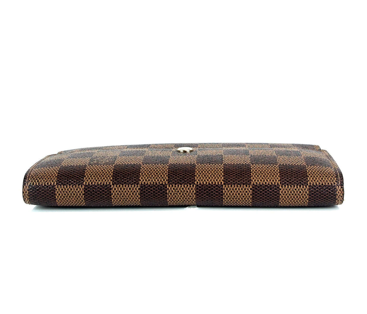 Louis Vuitto Porte Tresor International Damier Ebene Canvas Wallet