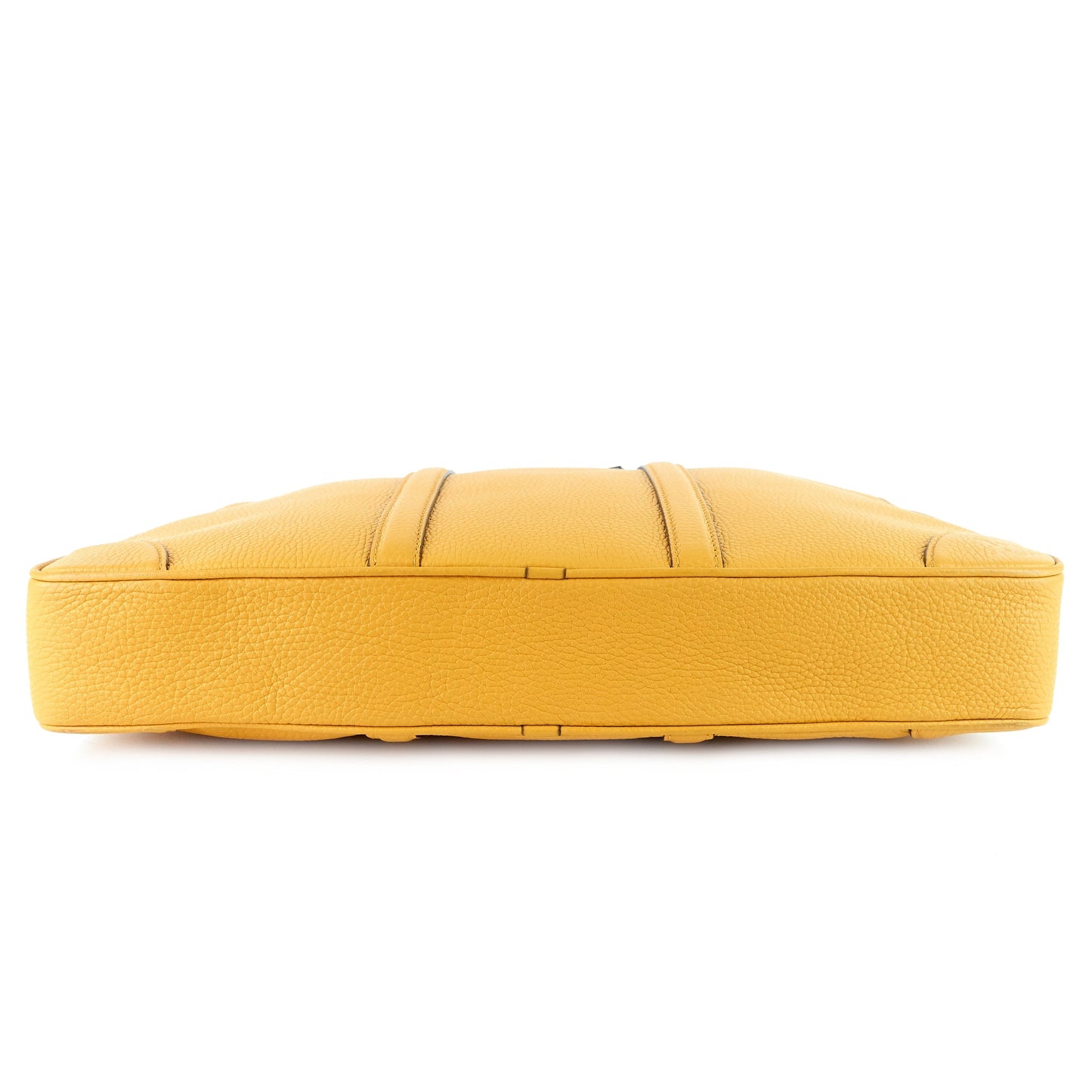 Louis Vuitto Porte-Documents Voyage PM Yellow Taurillon Leather Briefcase Bag