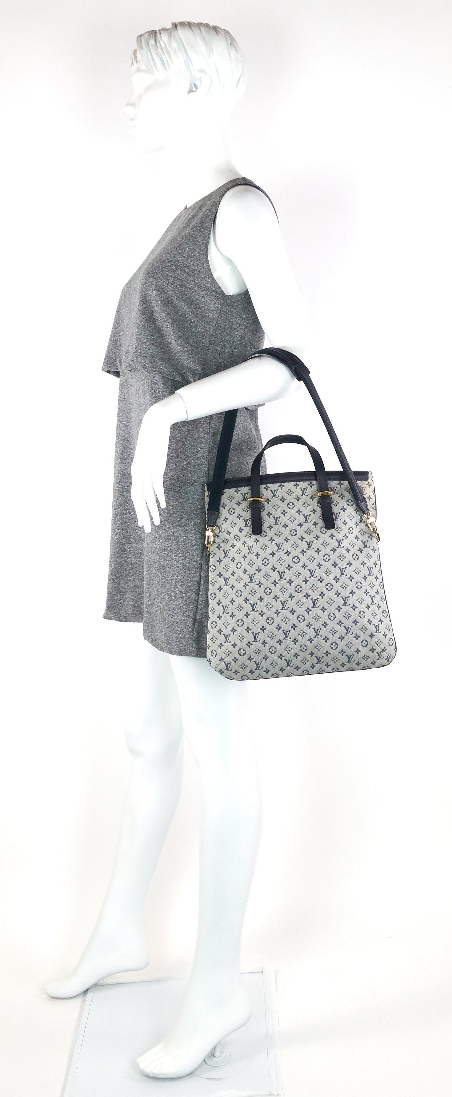 Louis Vuitto Francoise Mini Lin Monogram Canvas Bag