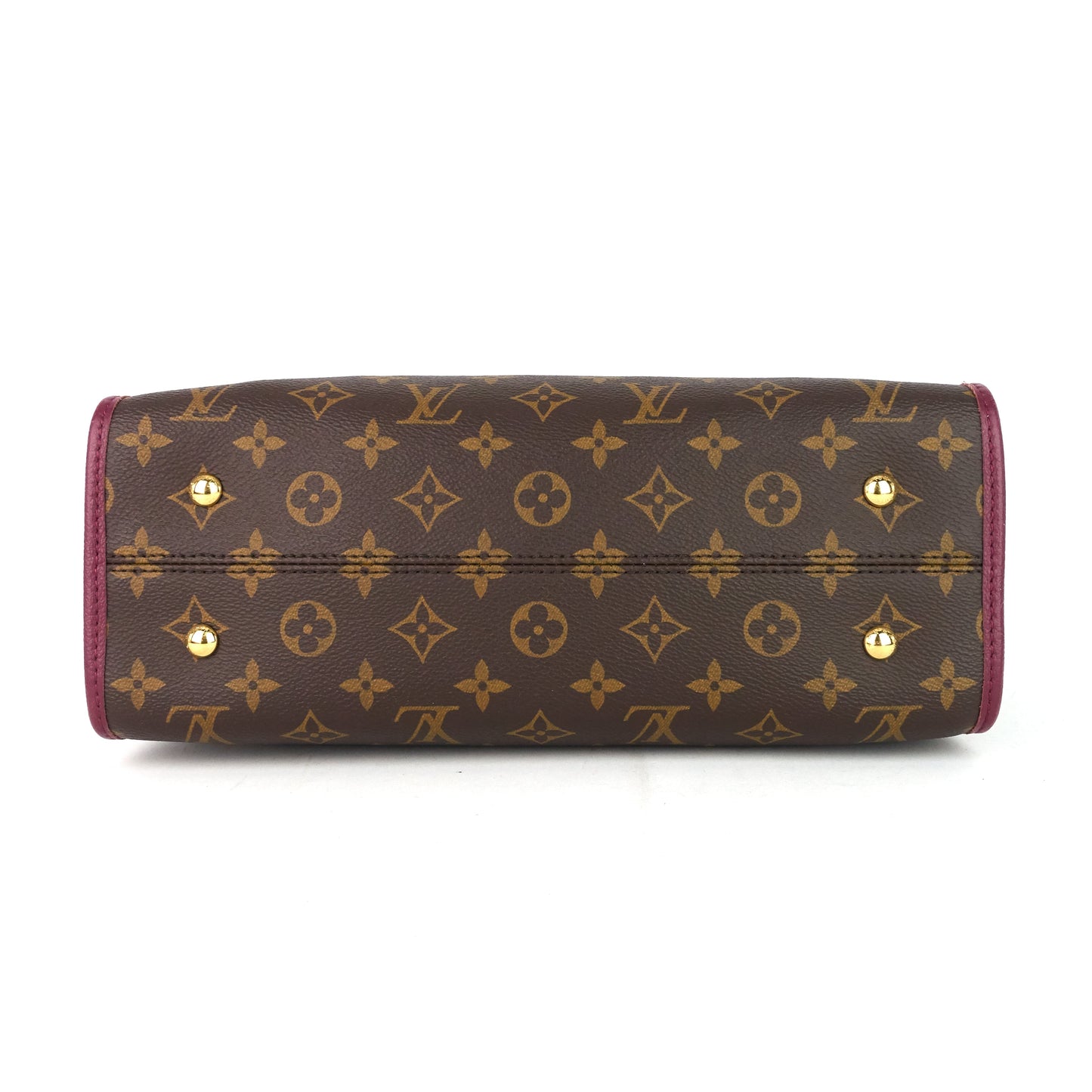 Louis Vuitto Popincourt PM Monogram Canvas Raisin Tote Bag