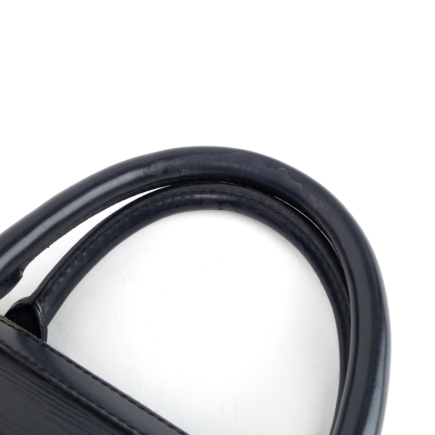 Louis Vuitto Dhanura Black Epi Leather Handbag