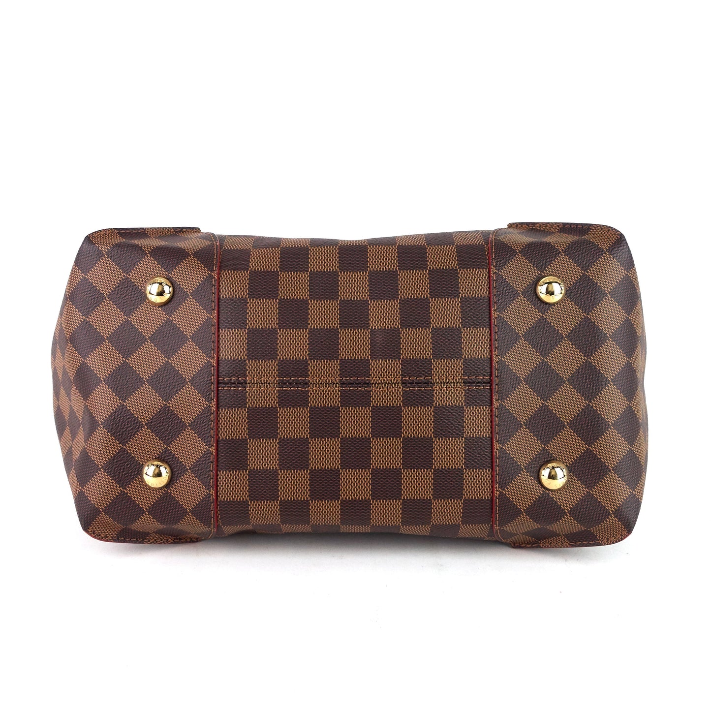 Louis Vuitto Caissa MM Damier Ebene Canvas Tote Bag