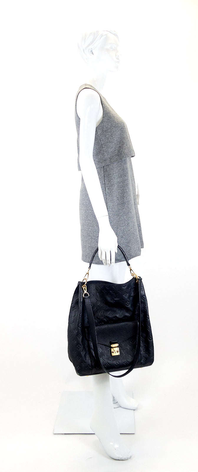 Louis Vuitto Metis Monogram Empreinte Leather Hobo Bag