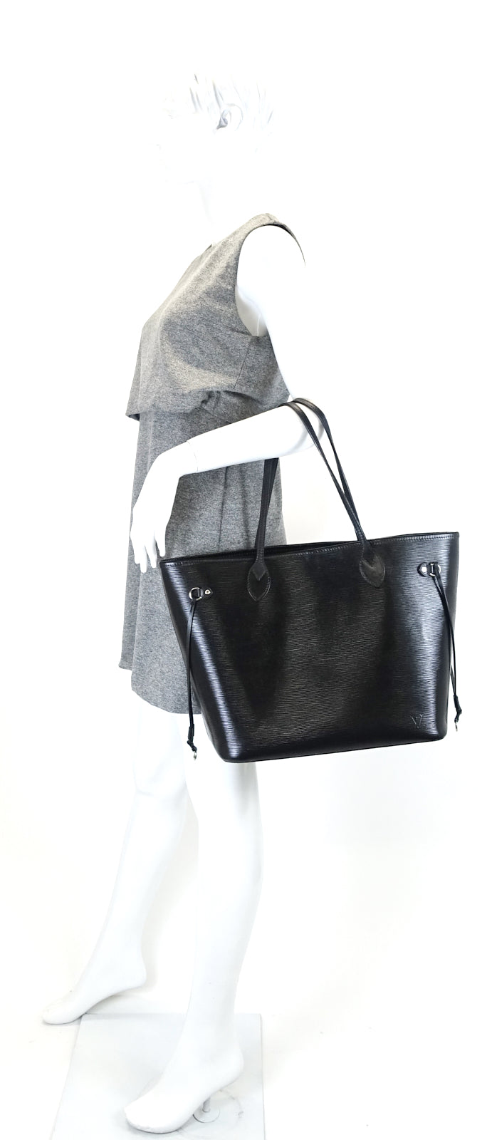 Louis Vuitto Neverfull MM Black Epi Leather Bag