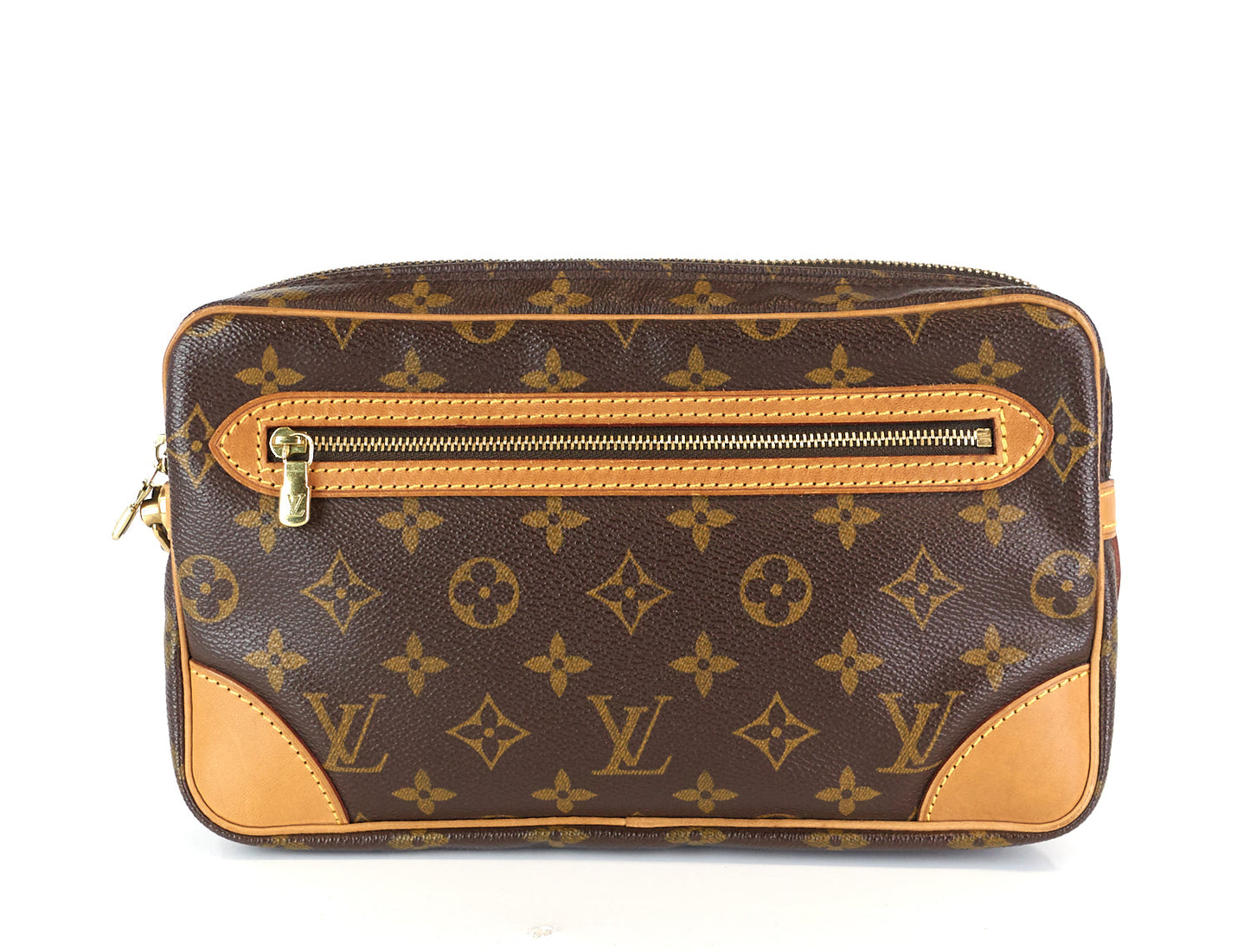 Louis Vuitto Pochette Marly Dragonne 26 Monogram Canvas Bag