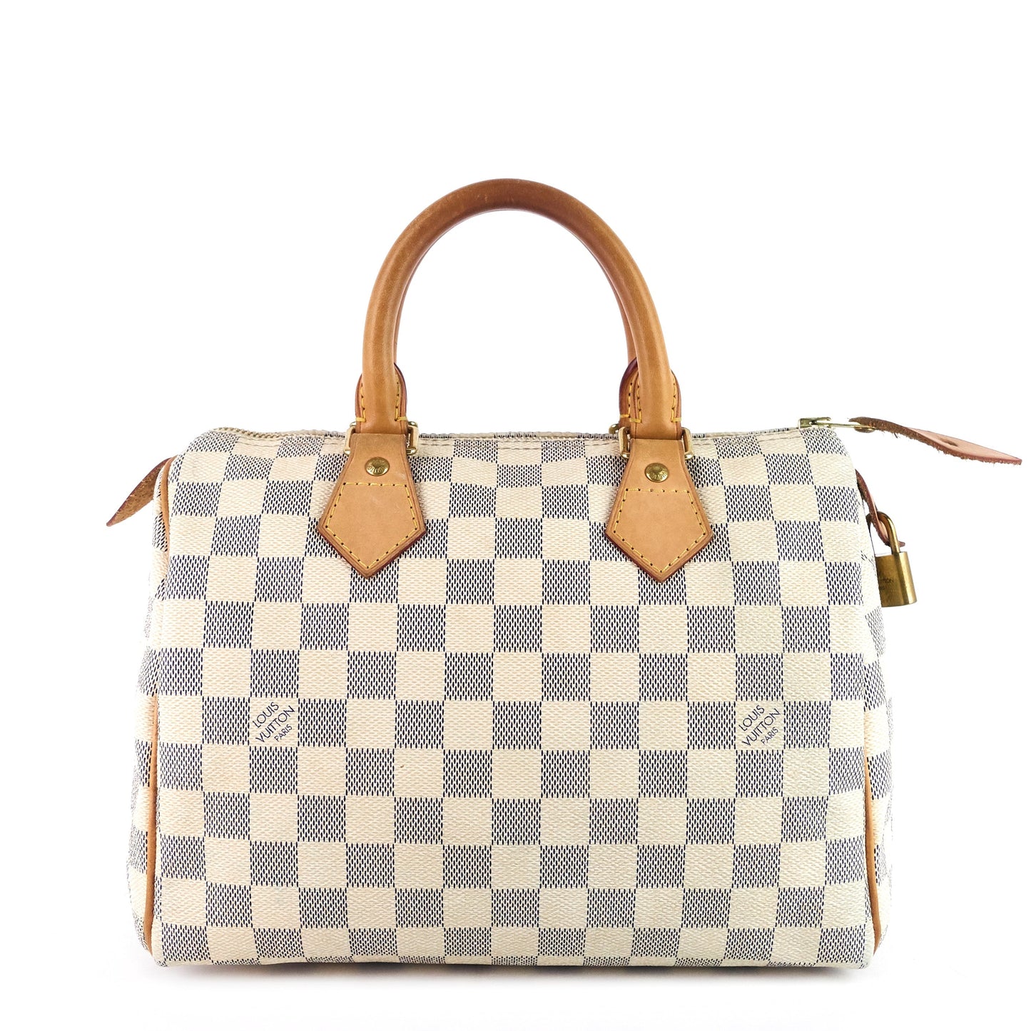 Louis Vuitto Speedy 25 Damier Azur Canvas Bag