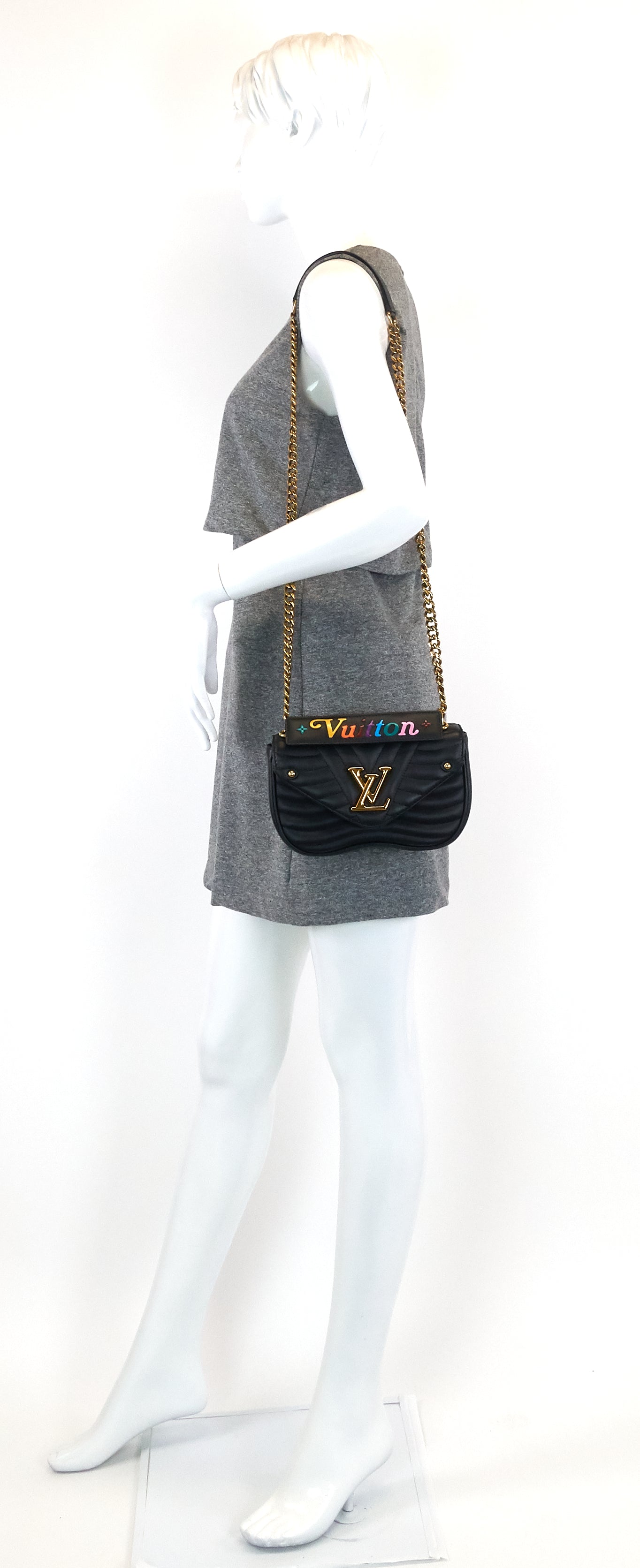 Louis Vuitto New Wave Chain PM Calf Leather Bag