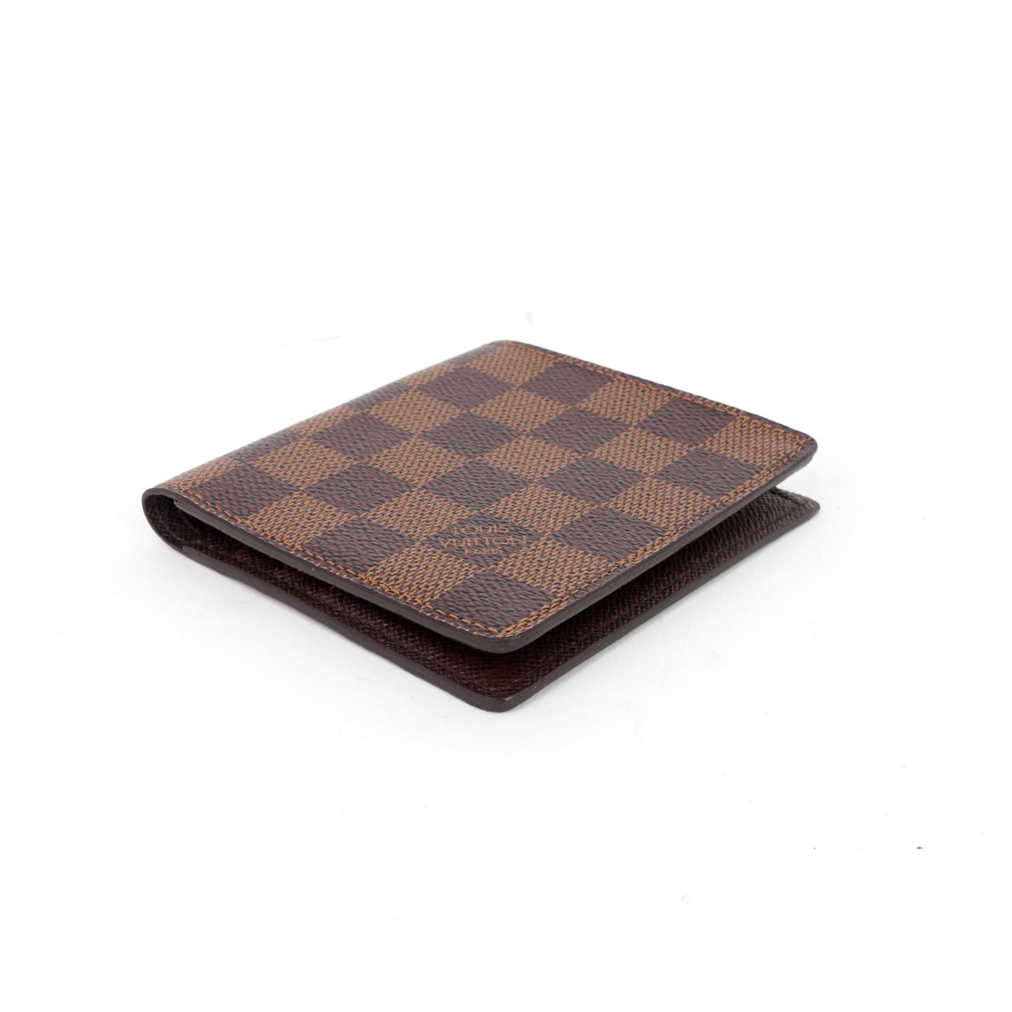Louis Vuitto Billfold Damier Ebene Canvas Wallet