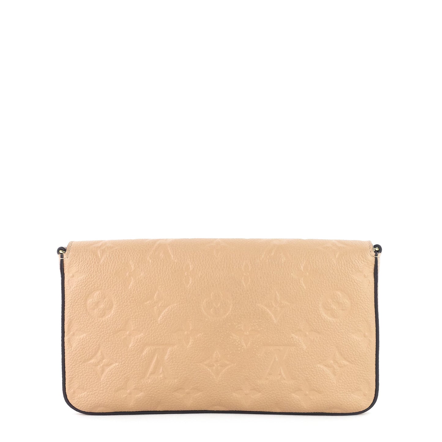 Louis Vuitto Pochette FÃ©licie Monogram Empreinte Leather Chain Wallet Bag