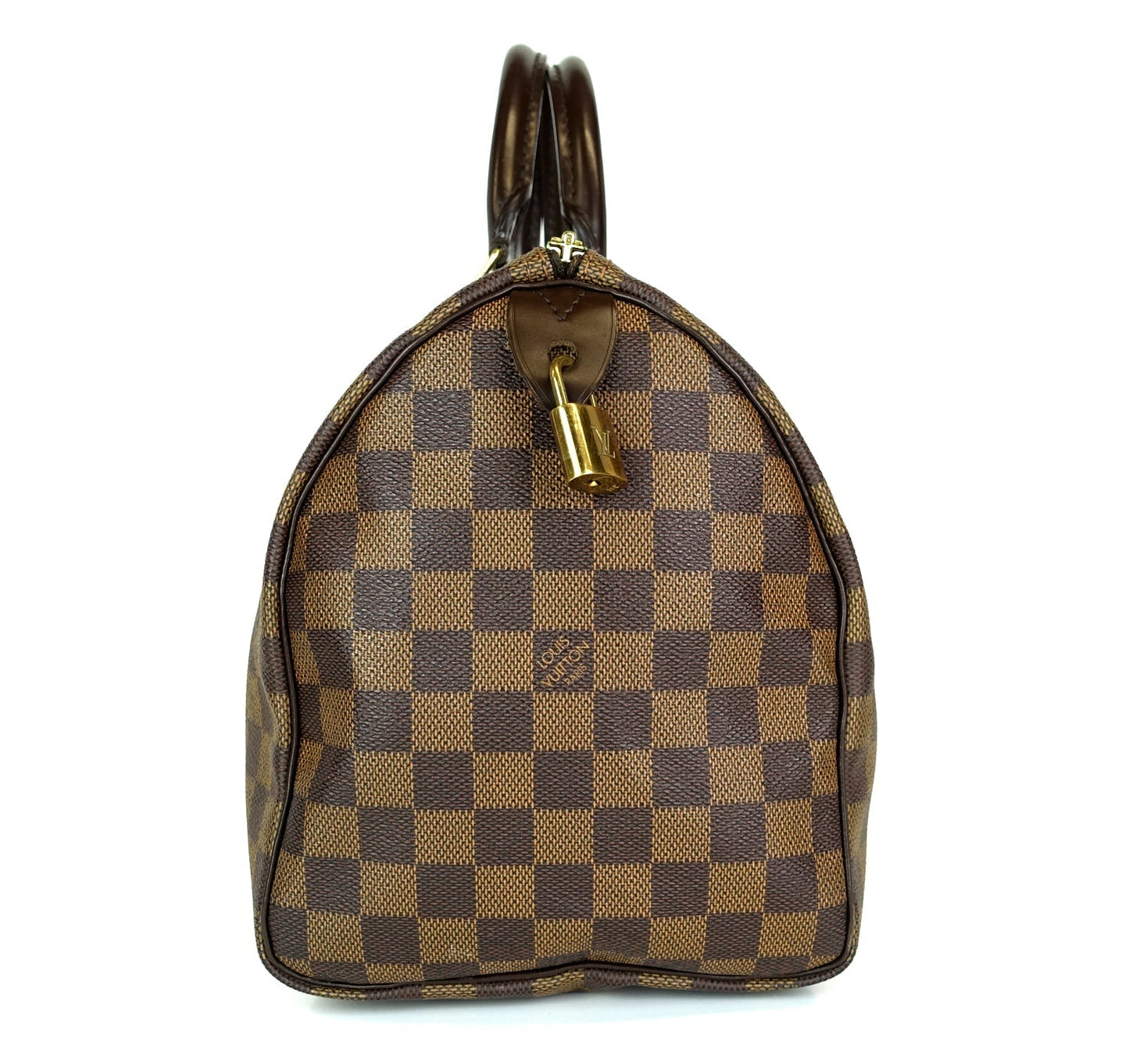 Louis Vuitto Speedy 30 Damier Ebene Canvas Bag