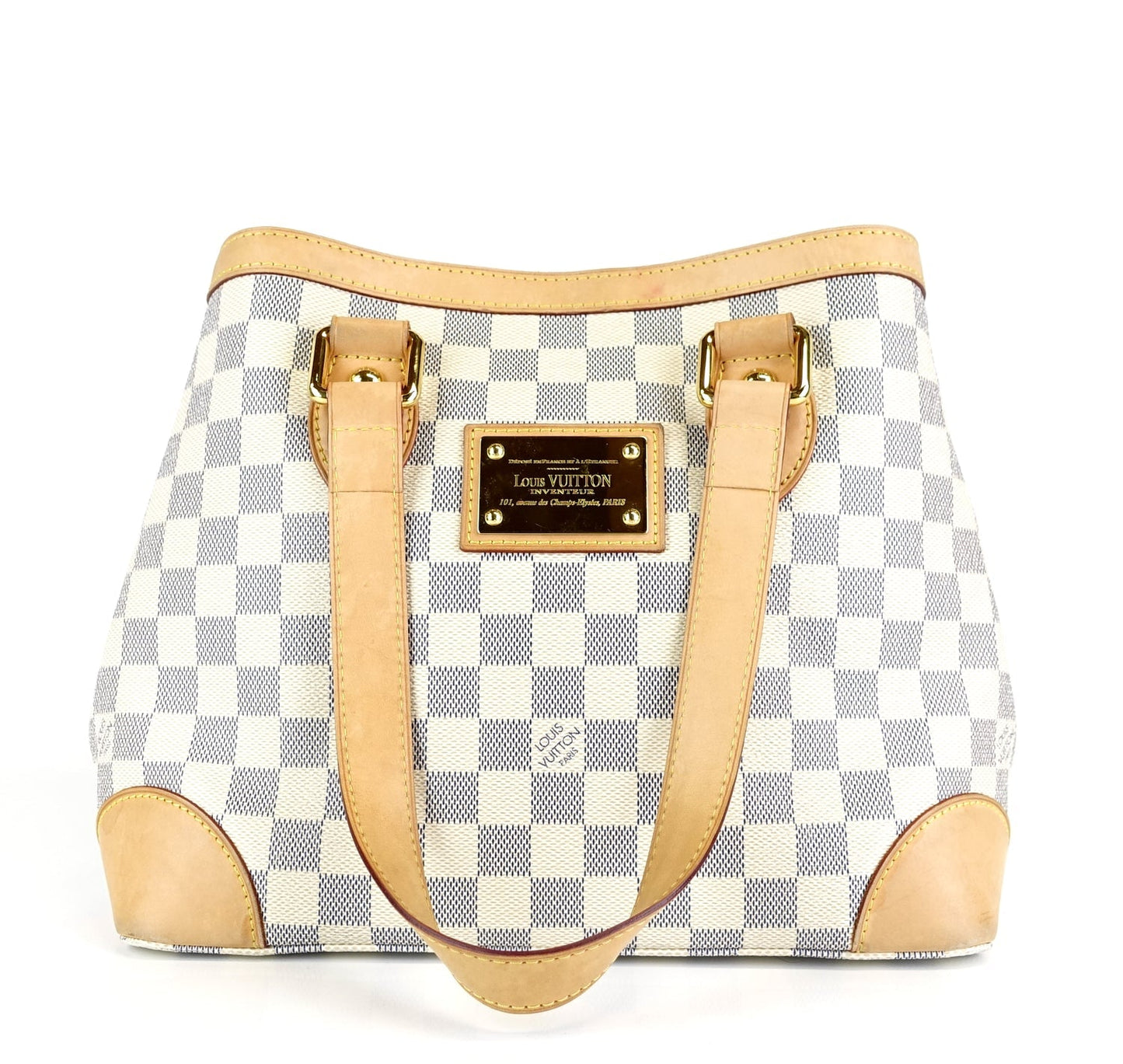 Louis Vuitto Hampstead PM Damier Azur Canvas Bag