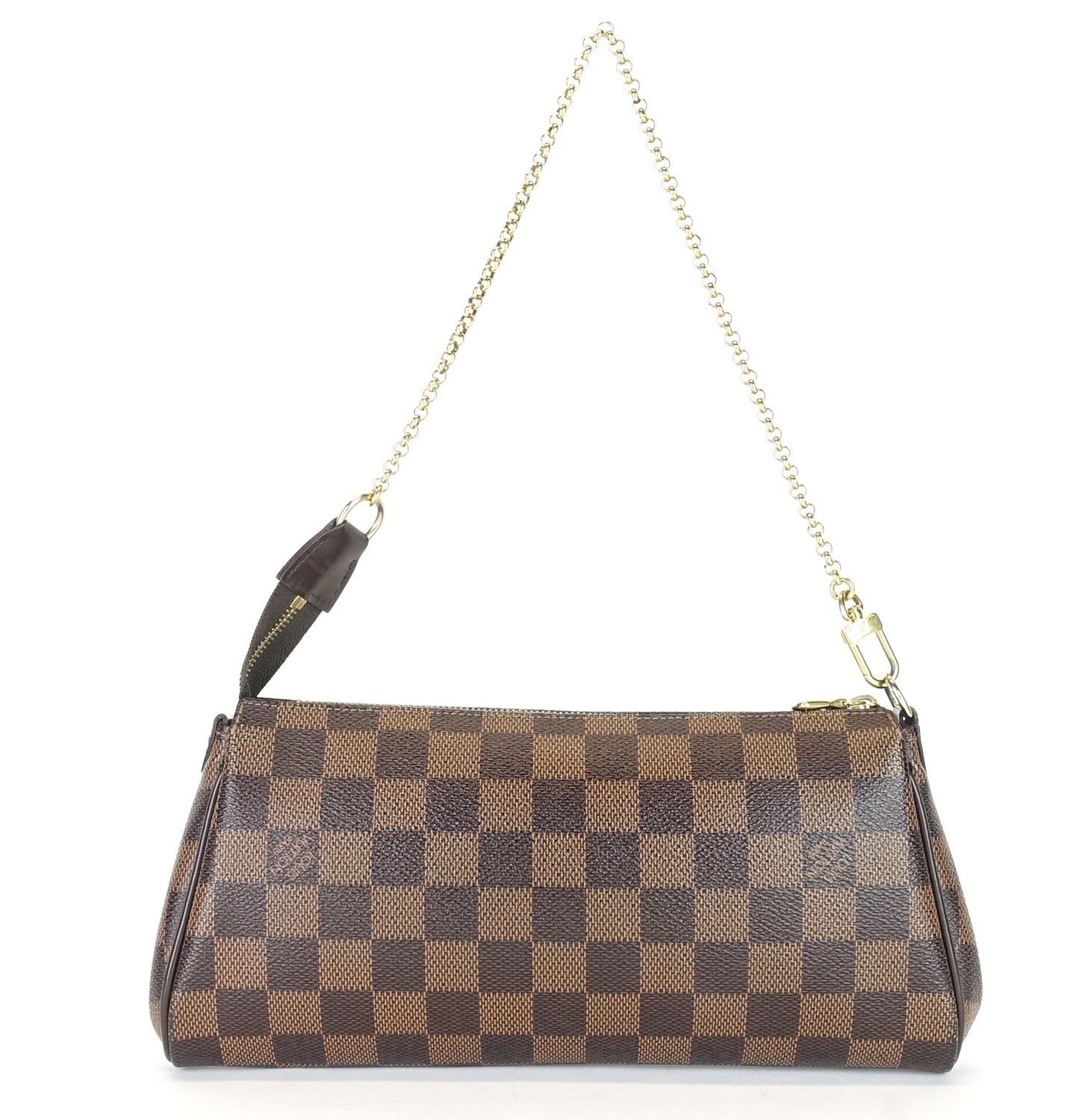 Louis Vuitto Eva Damier Ebene Canvas Crossbody Bag