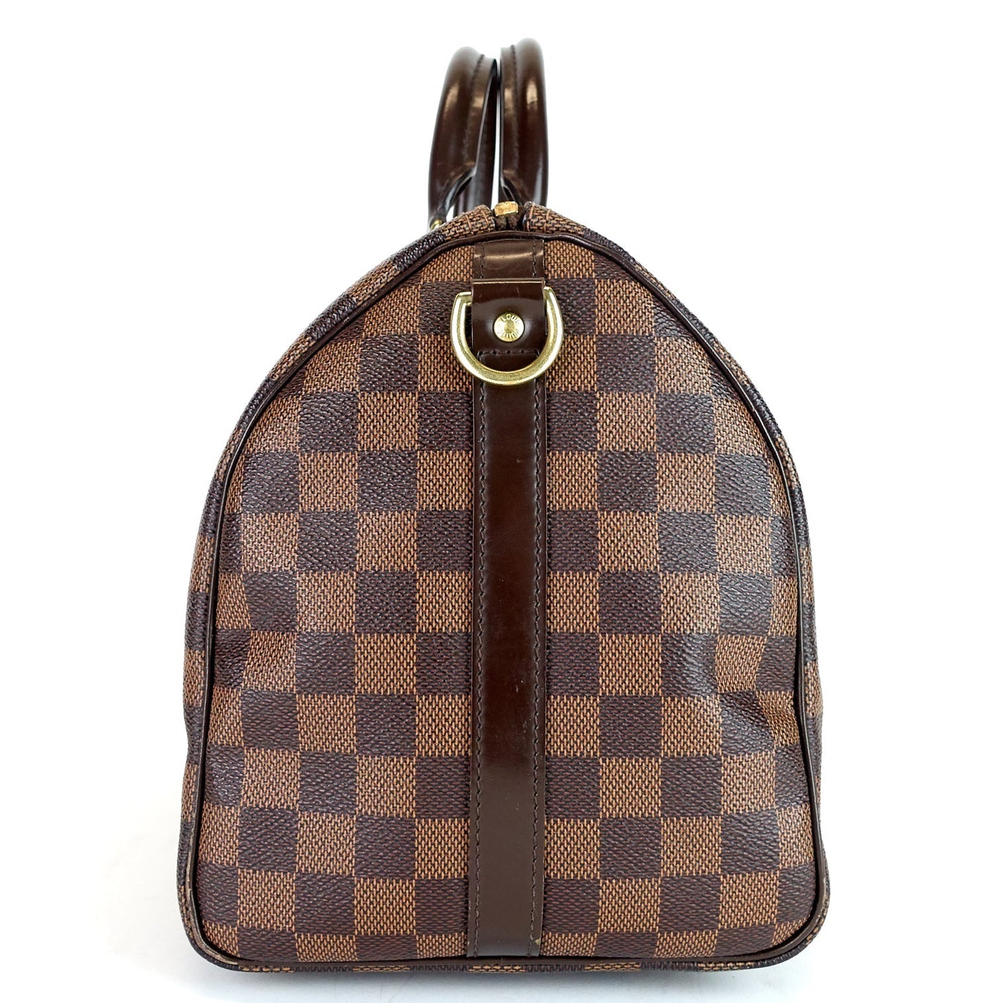 Louis Vuitto Speedy 30 Bandouliere Damier Ebene Canvas Bag