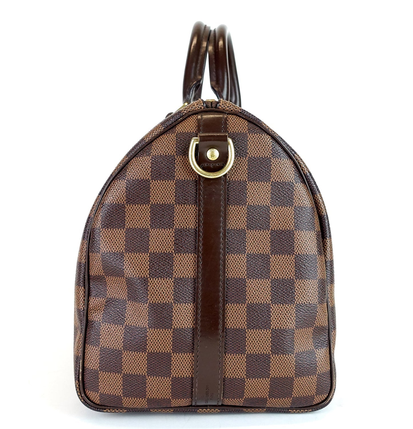 Louis Vuitto Speedy 30 Bandouliere Damier Ebene Canvas Bag