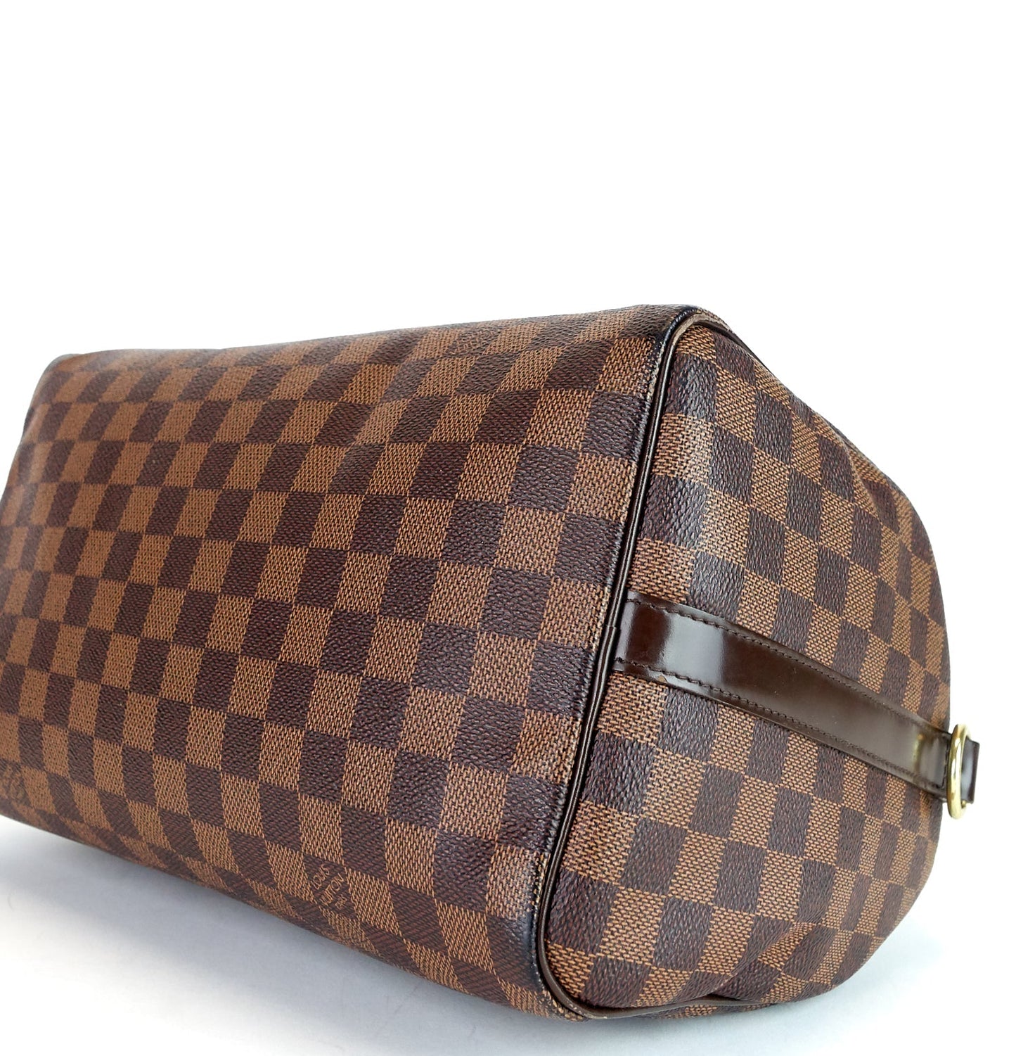 Louis Vuitto Speedy 30 Bandouliere Damier Ebene Canvas Bag