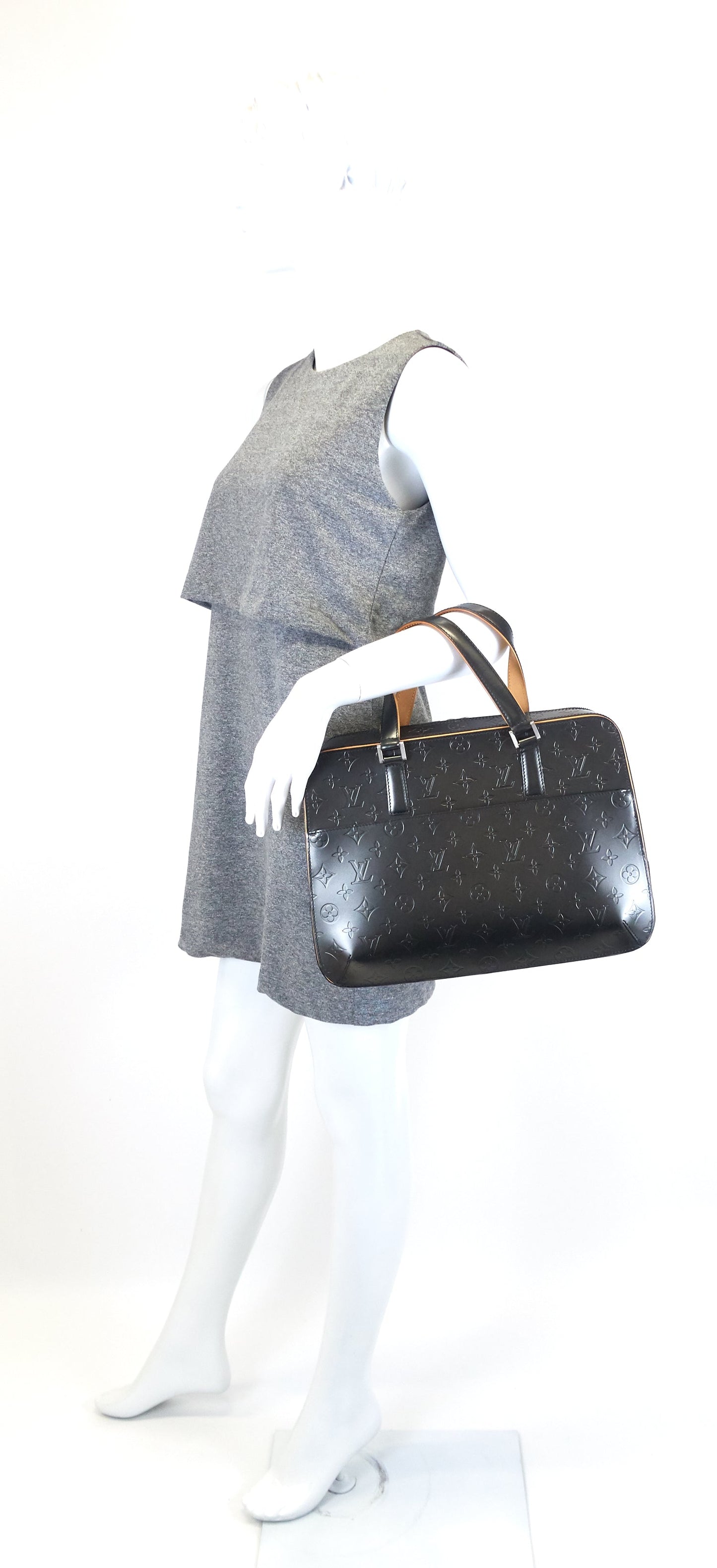 Louis Vuitto Malden Monogram Mat Vernis Leather Bag