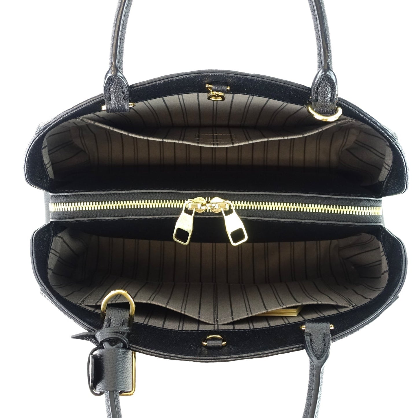 Louis Vuitto Montaigne MM Monogram Empreinte Leather Bag