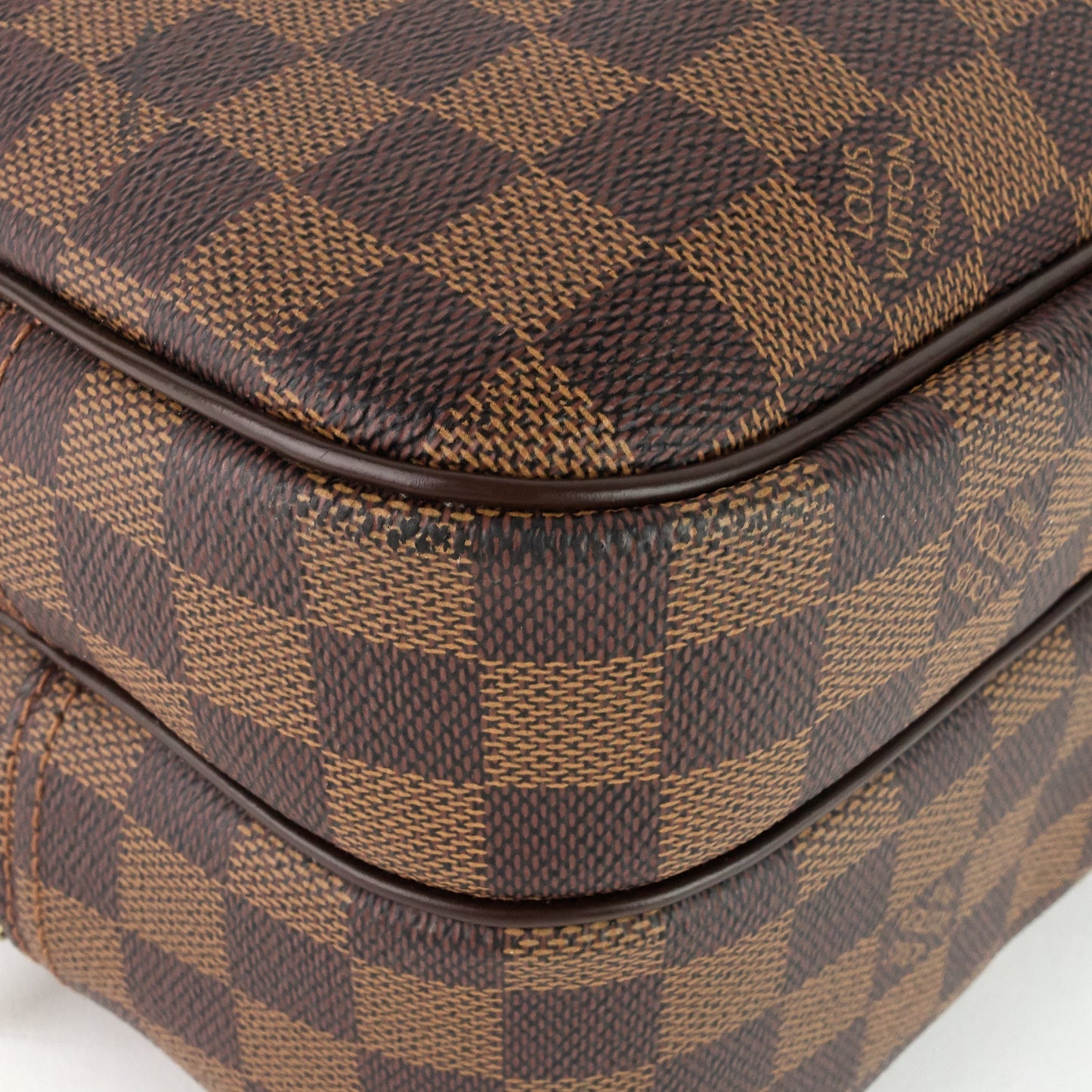 Louis Vuitto Reporter PM Damier Ebene Canvas Messenger Bag