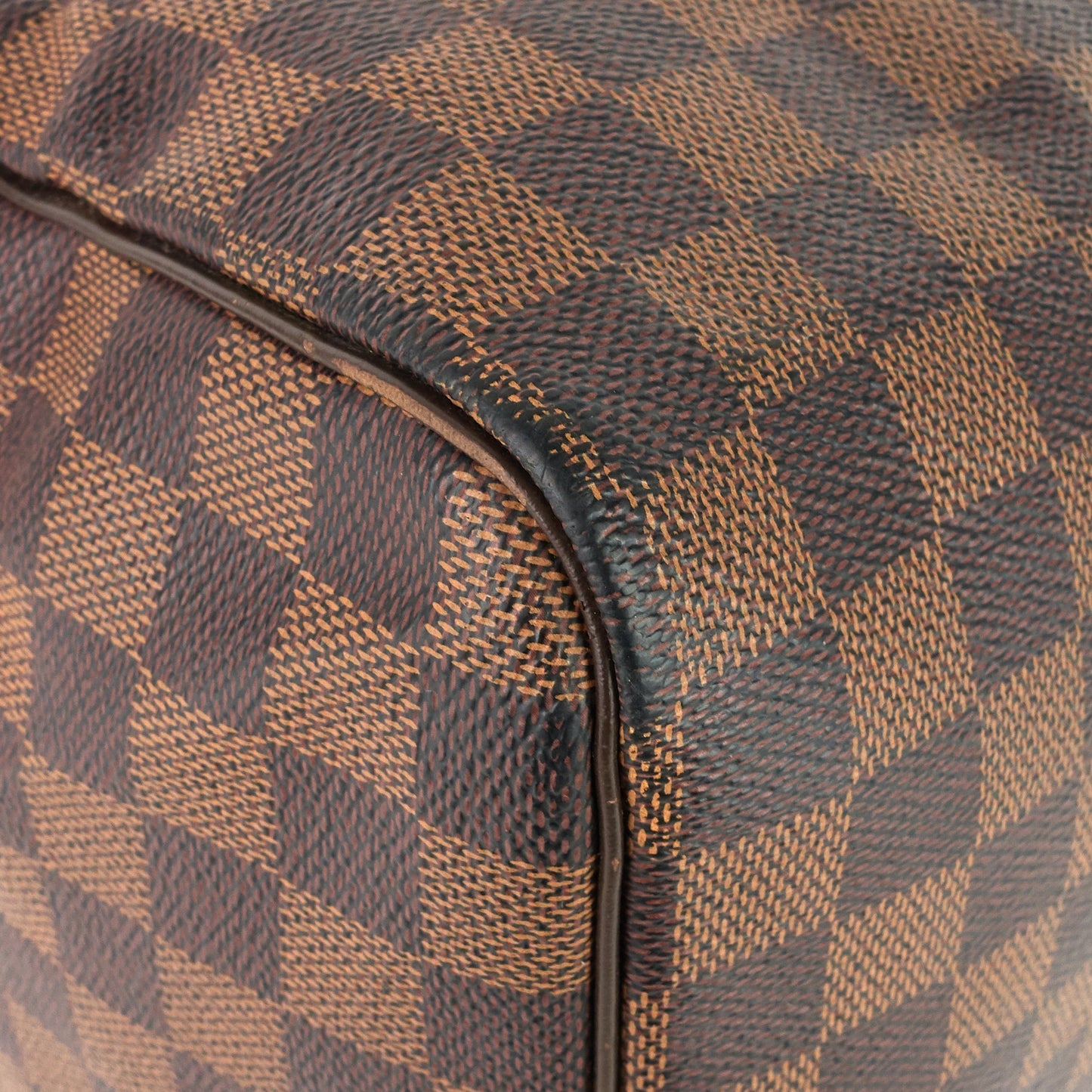 Louis Vuitto Speedy 35 Damier Ebene Canvas Bag