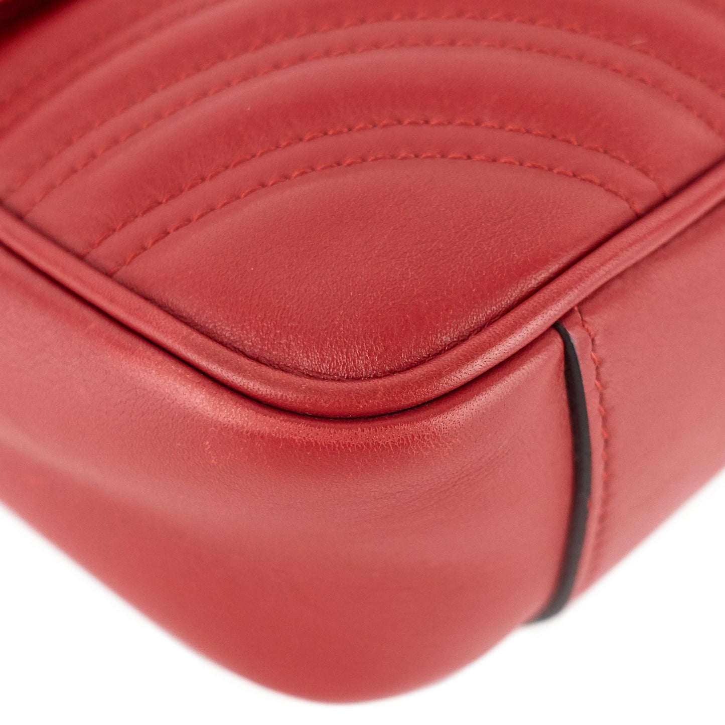 Gucci GG Marmont Small MatelassÃ© Calfskin Leather Shoulder Bag