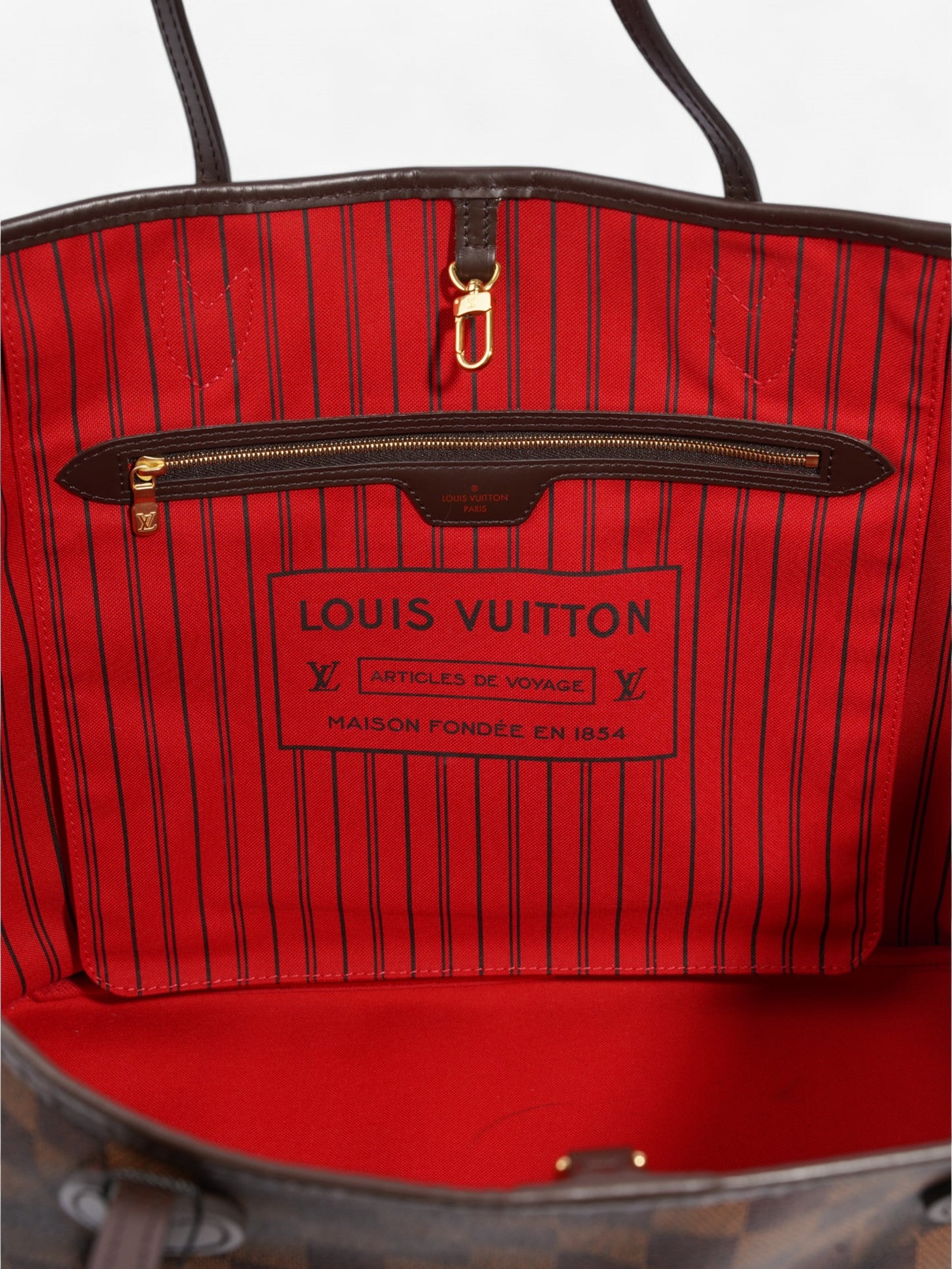 Louis Vuitton Neverfull Damier Ebene Coated Canvas GM