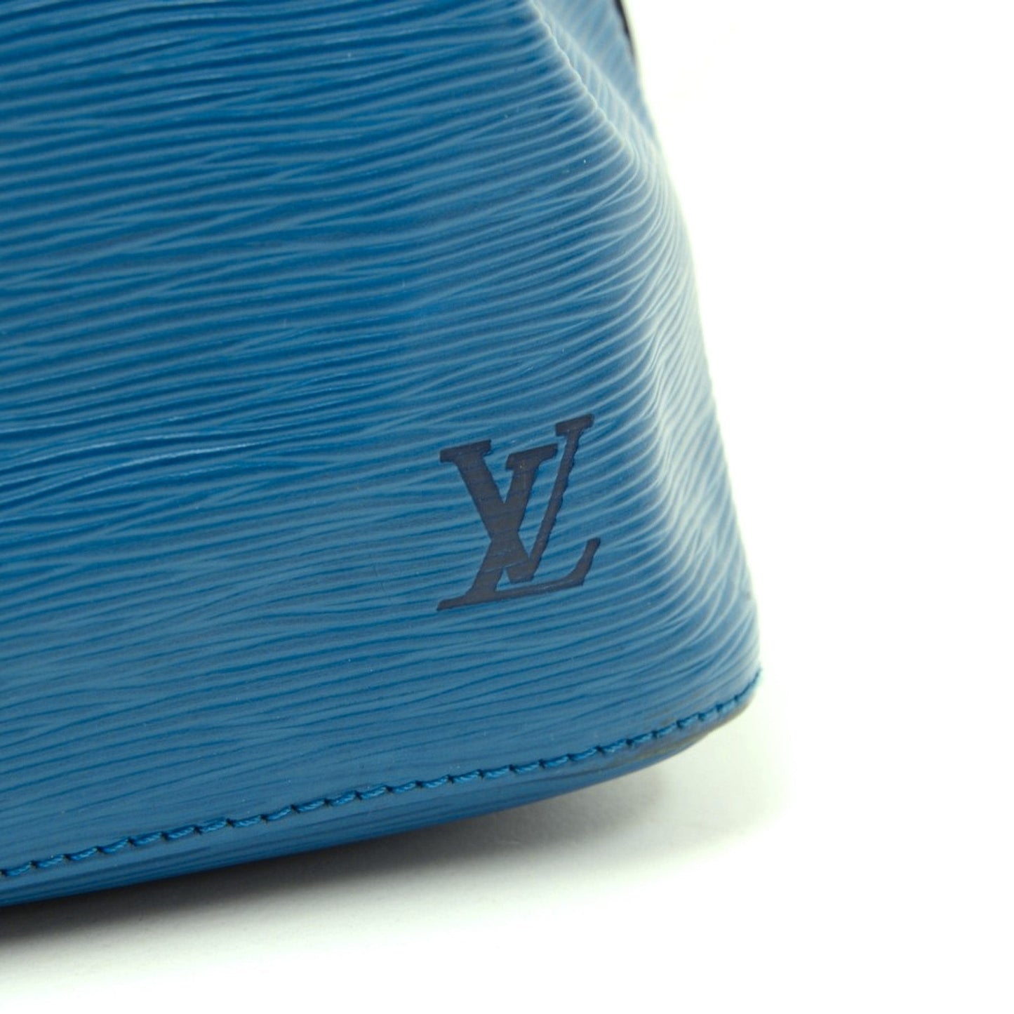 Louis Vuitto Petit Noe Blue Epi Leather Shoulder Bag
